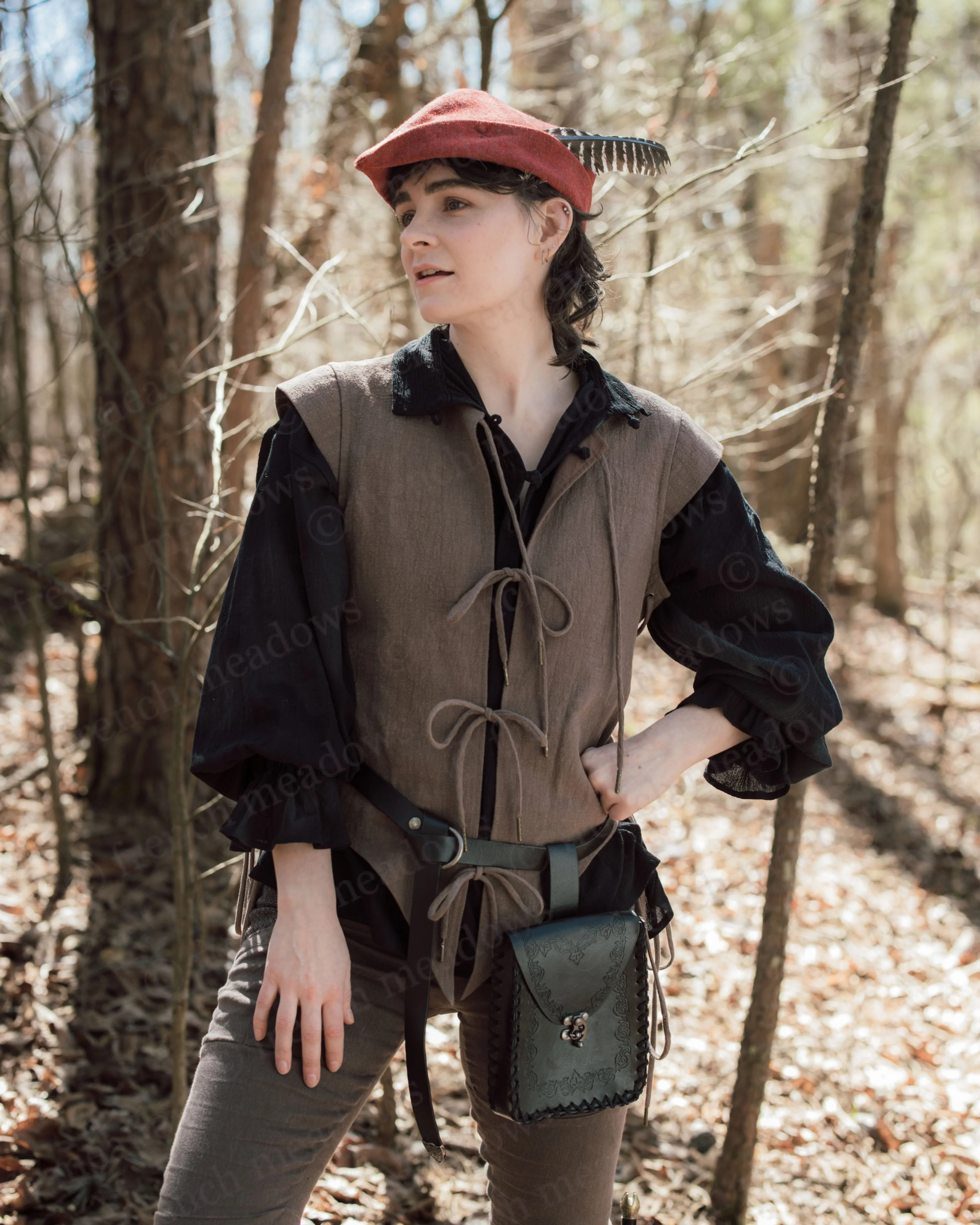 Brown Bard Vest - Image 3
