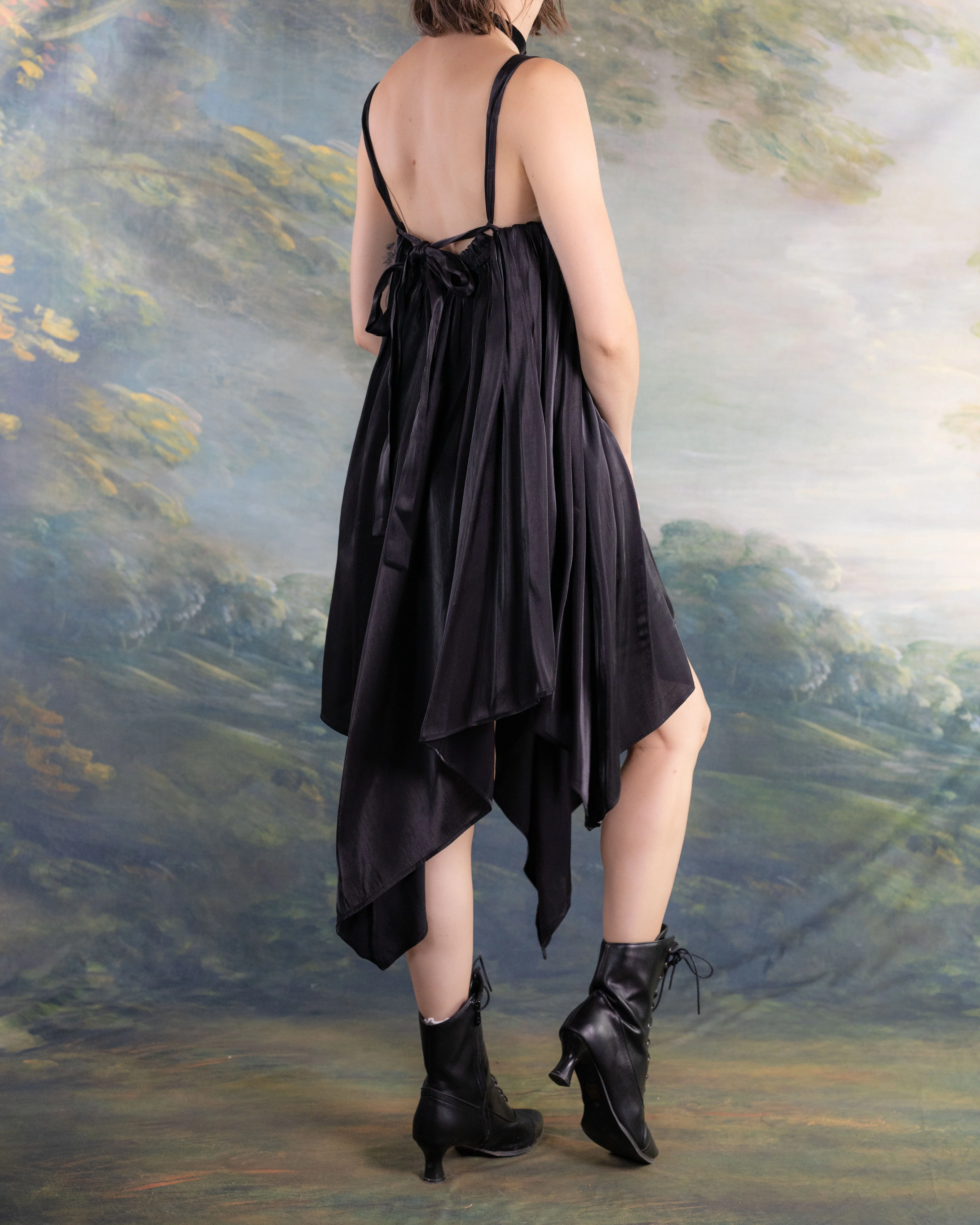 Black Flutter Fairy Dress - Image 6