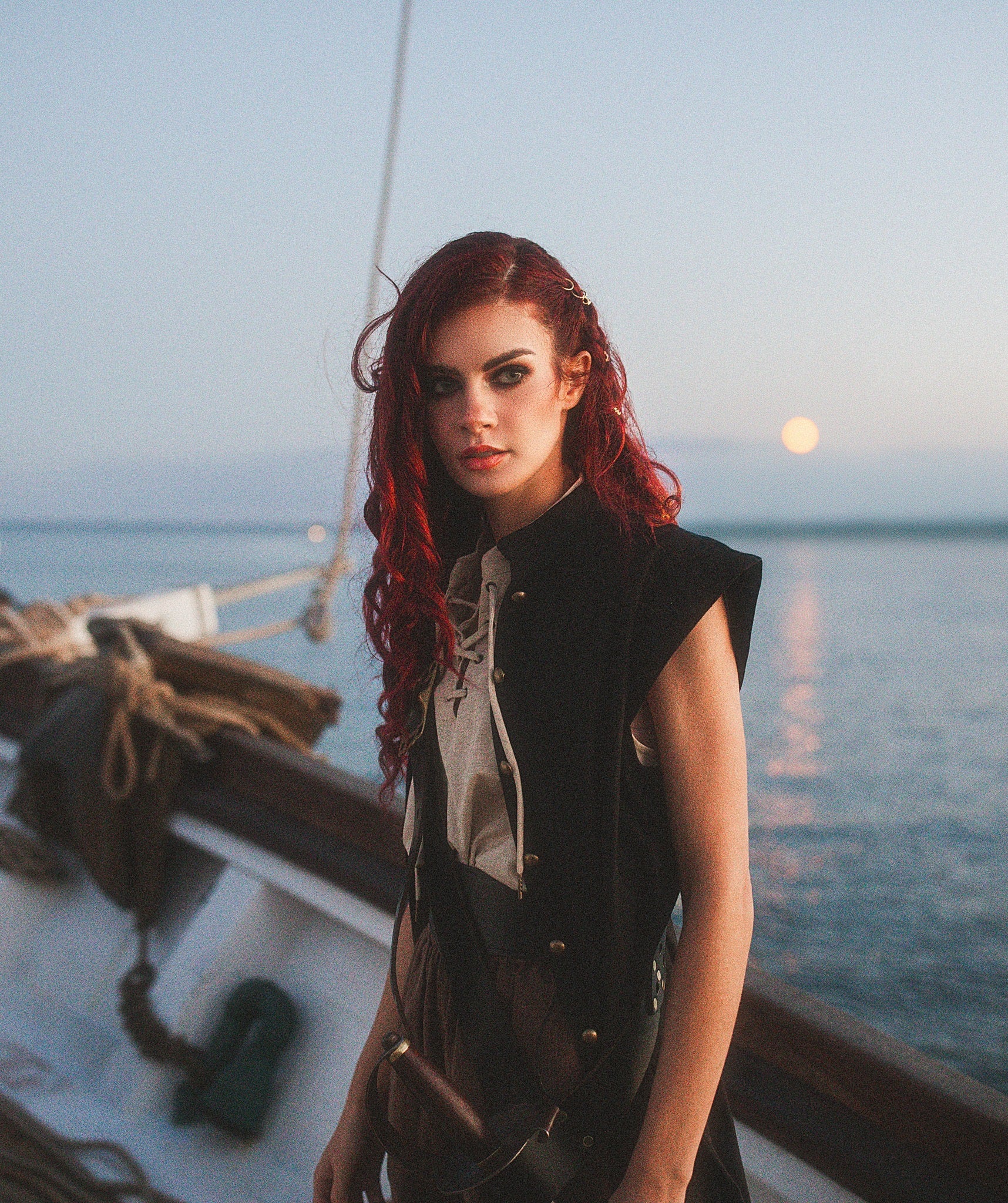 Black Pirate Vest - Image 3