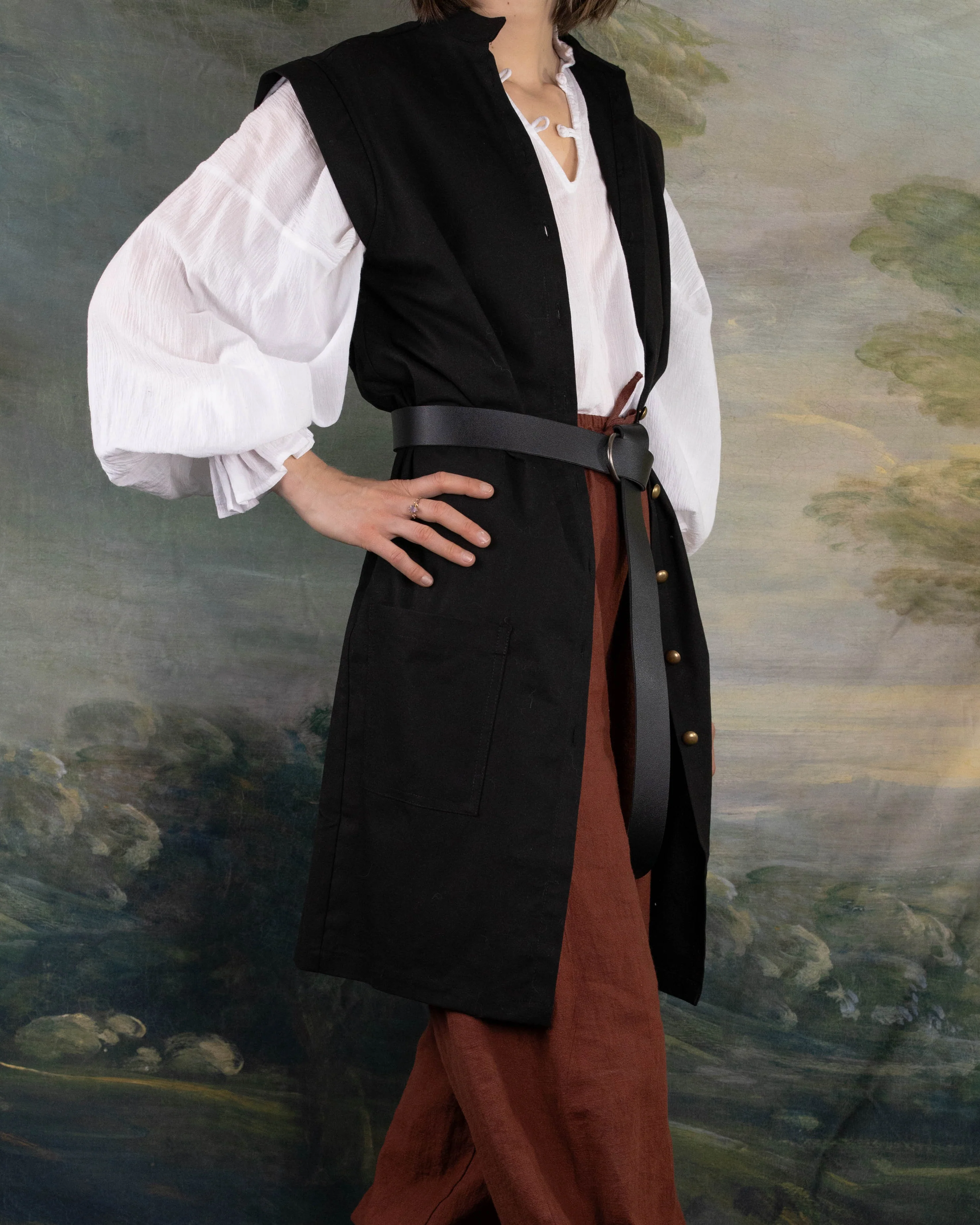 Black Pirate Vest - Image 7