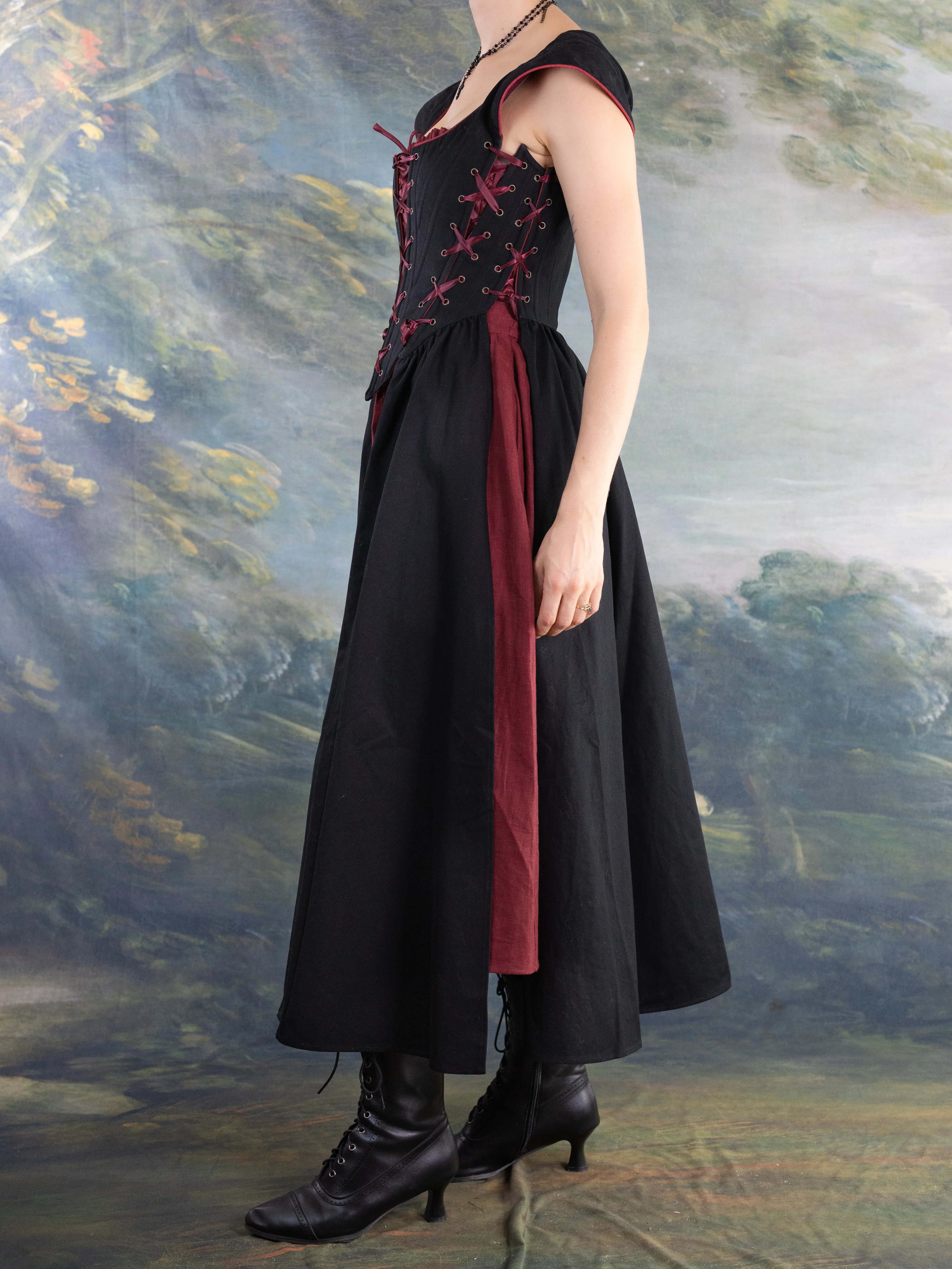 Black Vampire Slayer Corset Dress - Image 11