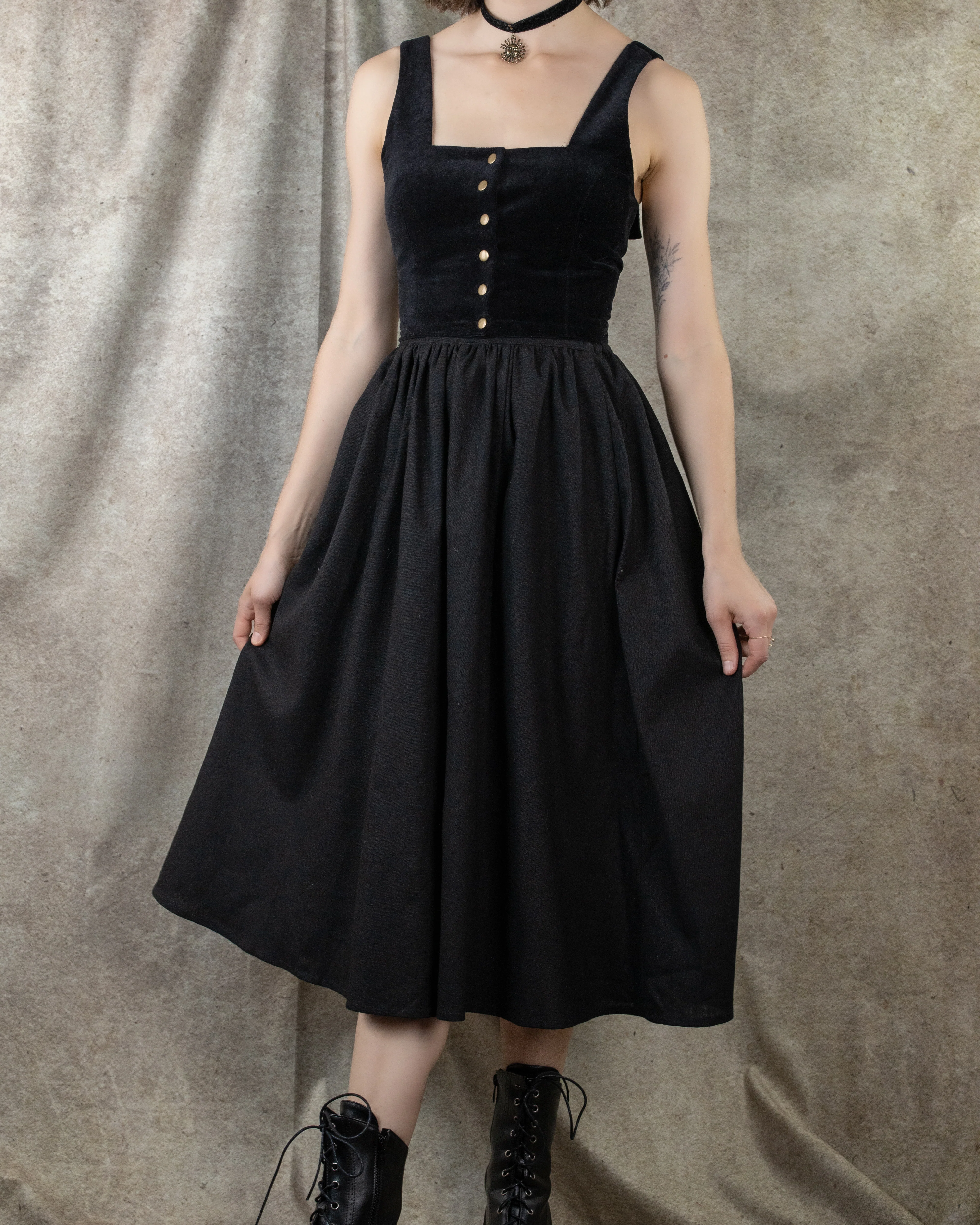 Black Velvet Dirndl Top - Image 10