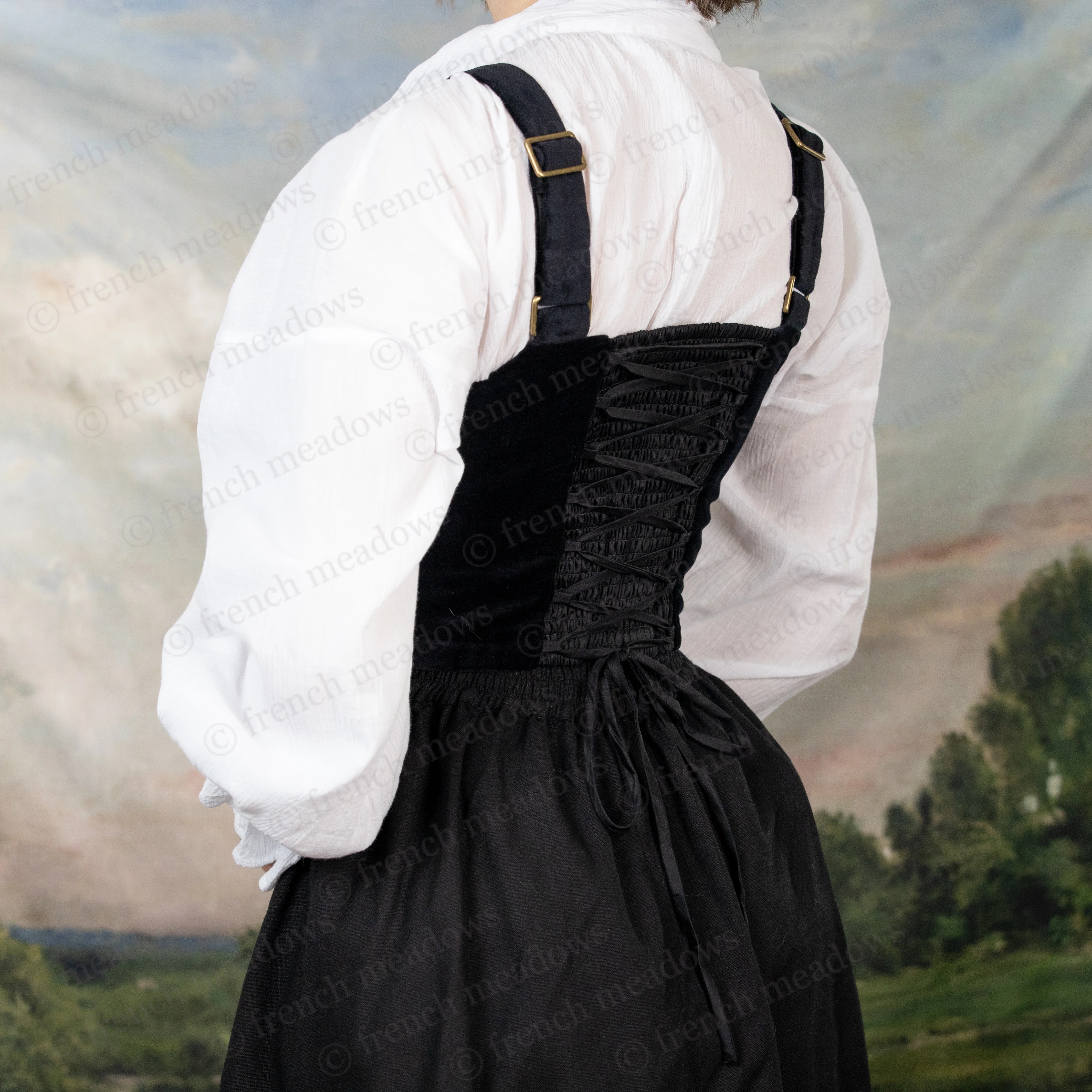 Black Velvet Dirndl Top - Image 7