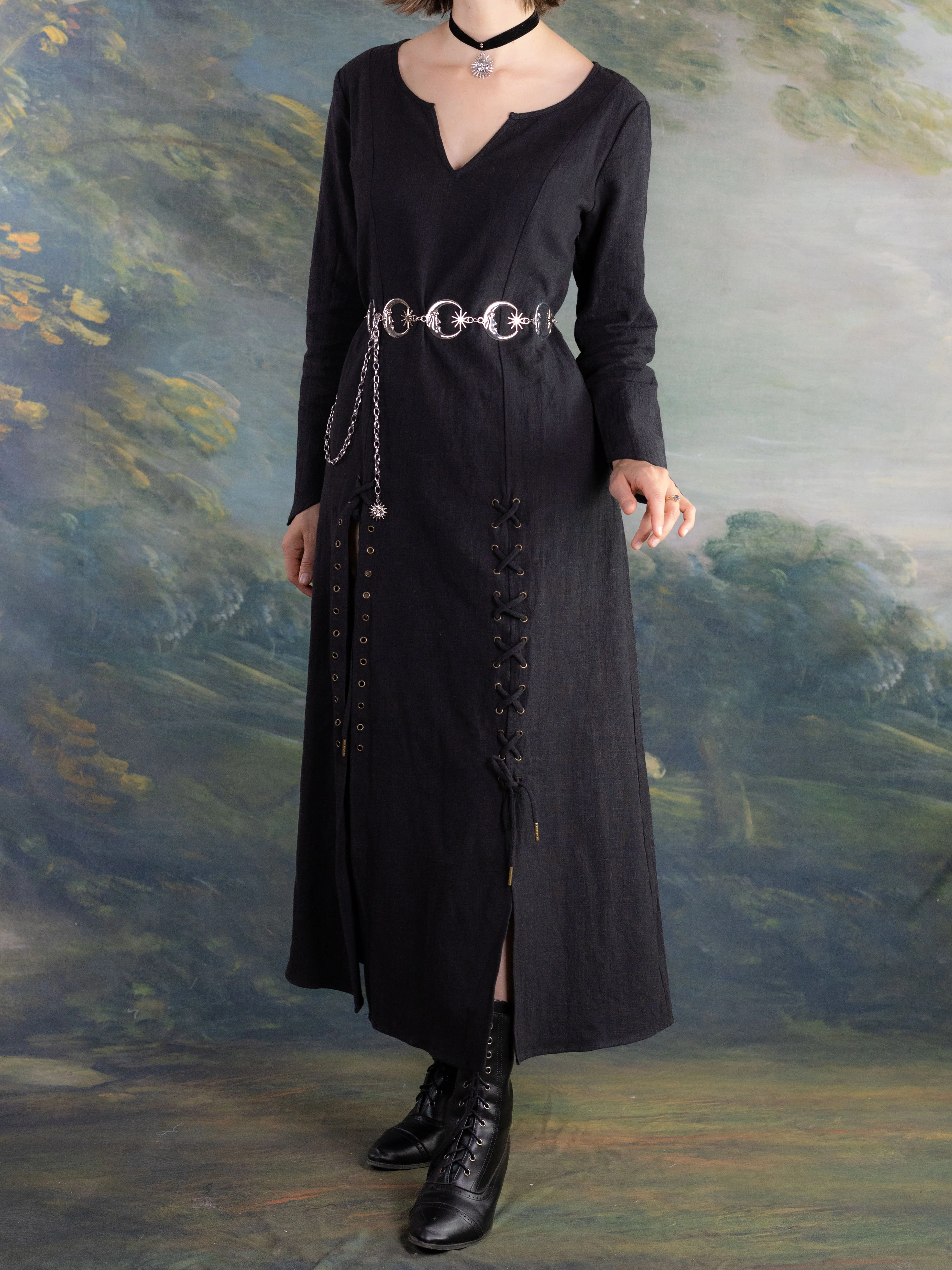 Black Viking Dress - Image 6