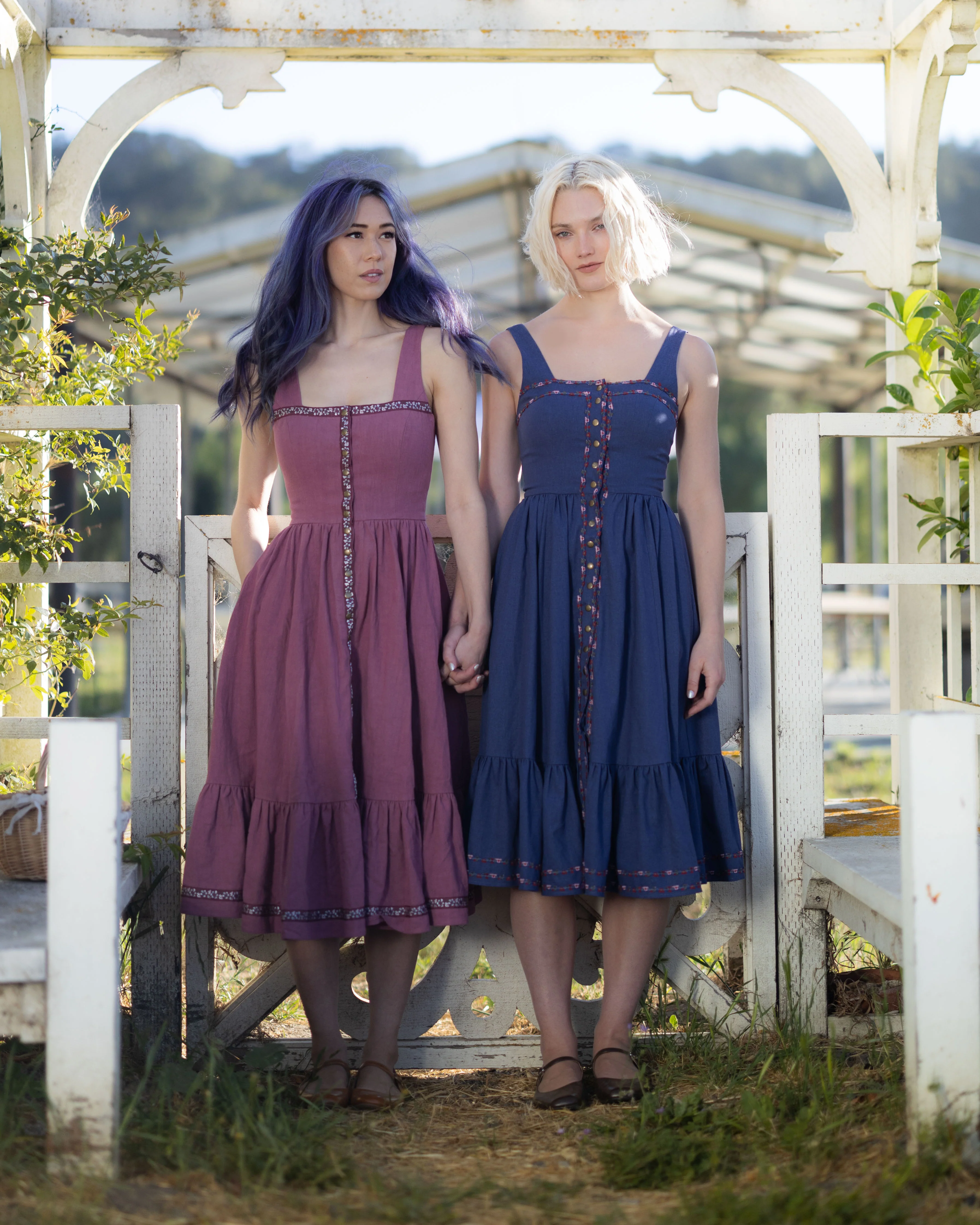 Blackberry Dirndl Dress - Image 11