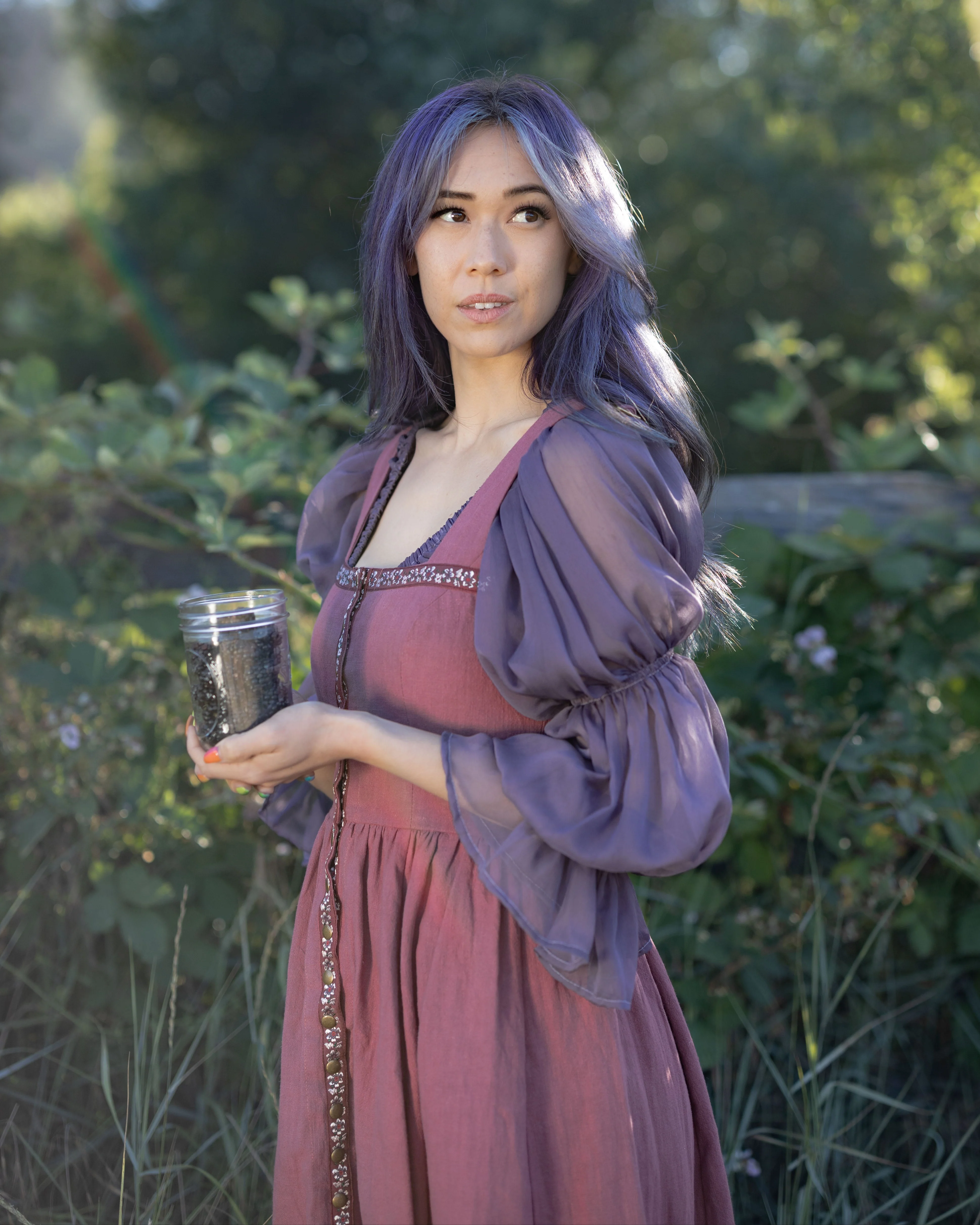 Blackberry Dirndl Dress - Image 3