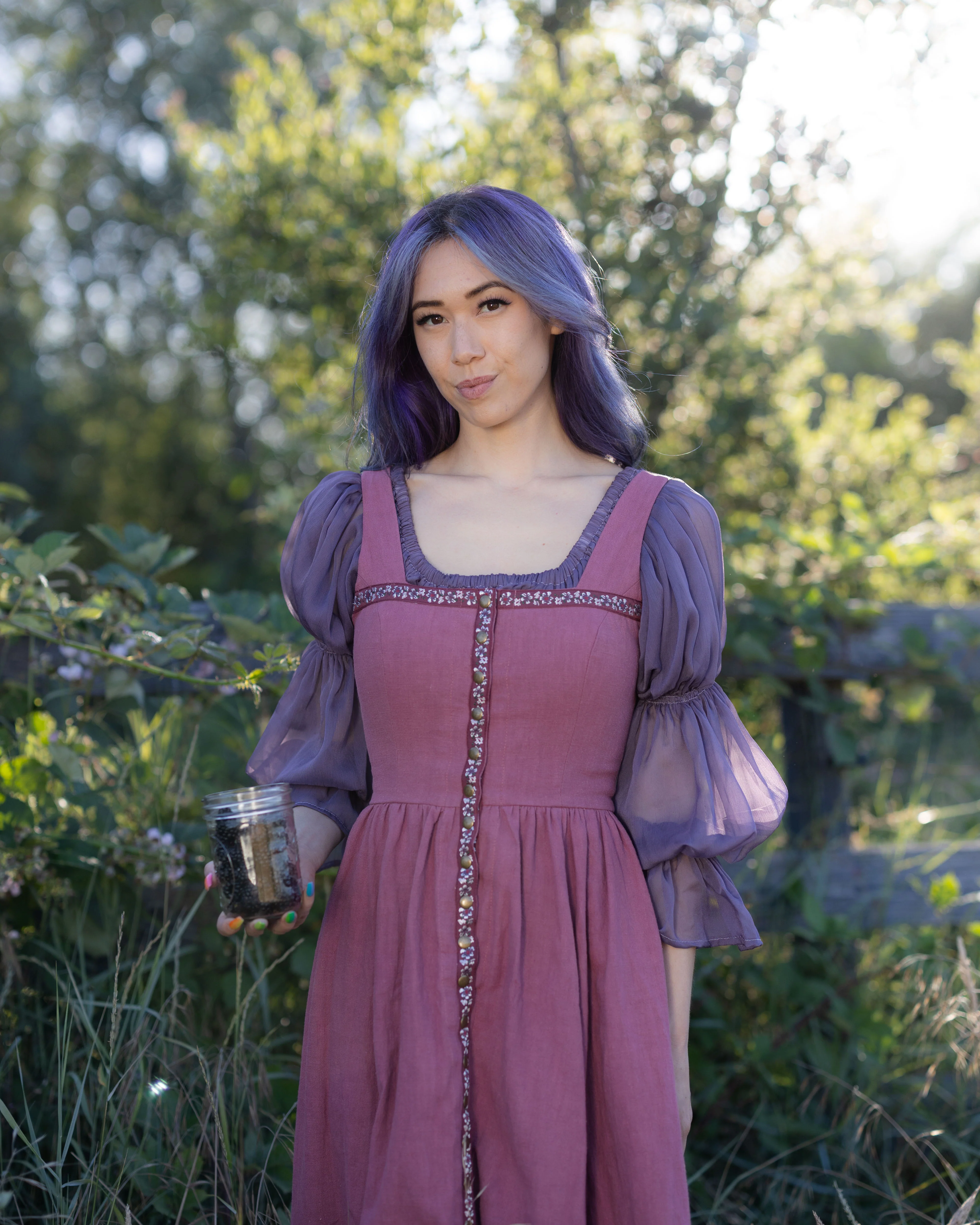 Blackberry Dirndl Dress - Image 5
