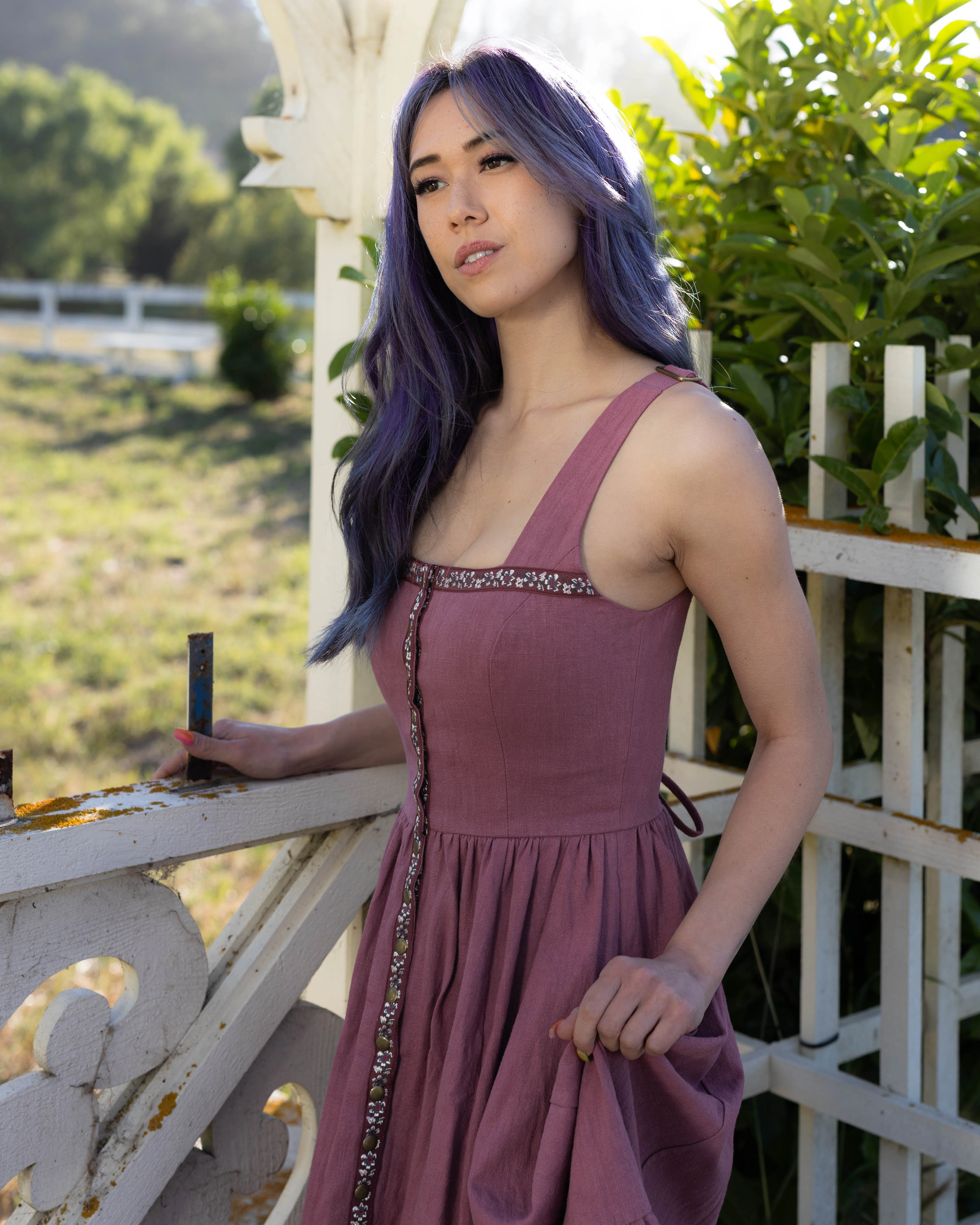 Blackberry Dirndl Dress - Image 7