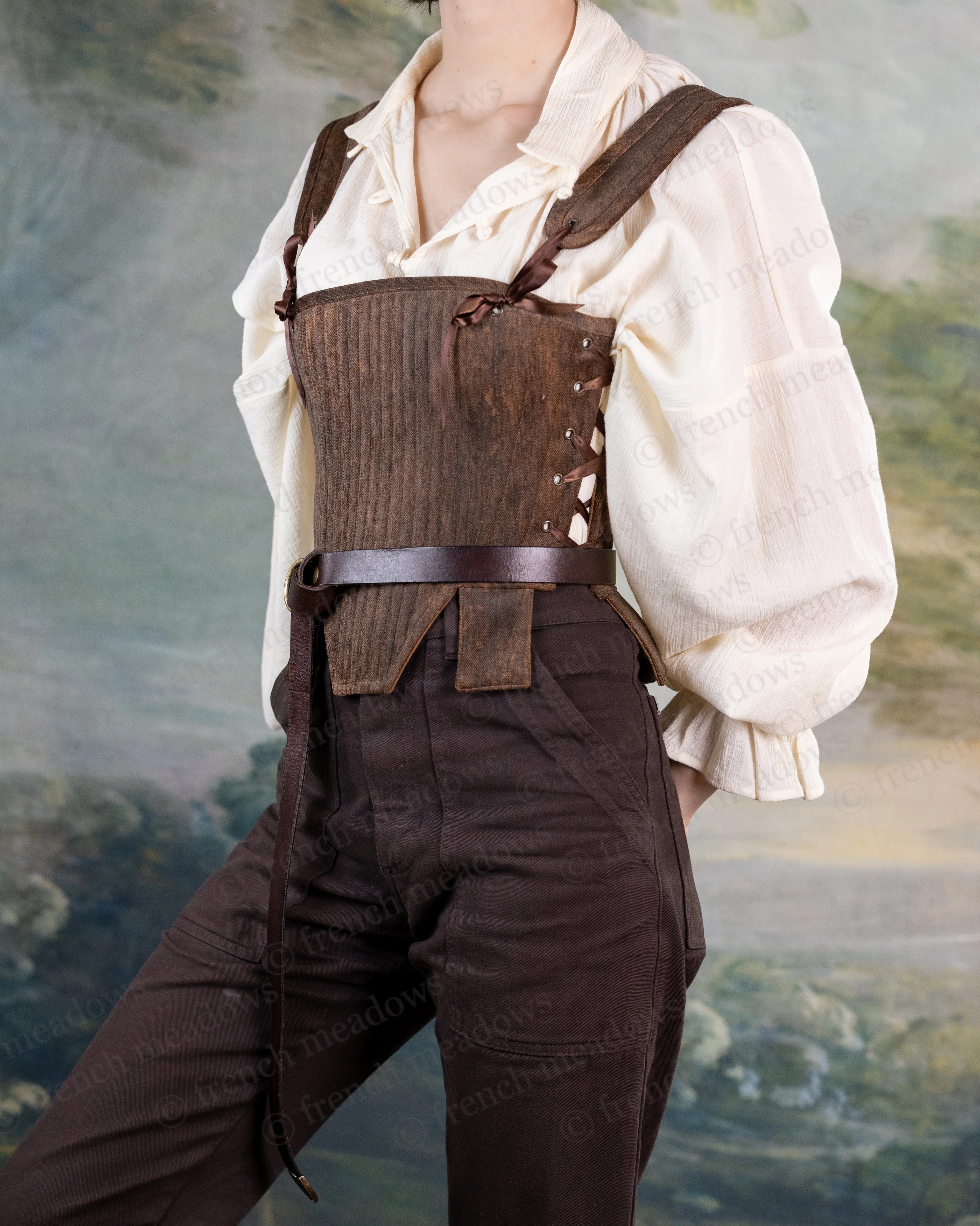 Brown Tabbed Tudor Stays - Image 18
