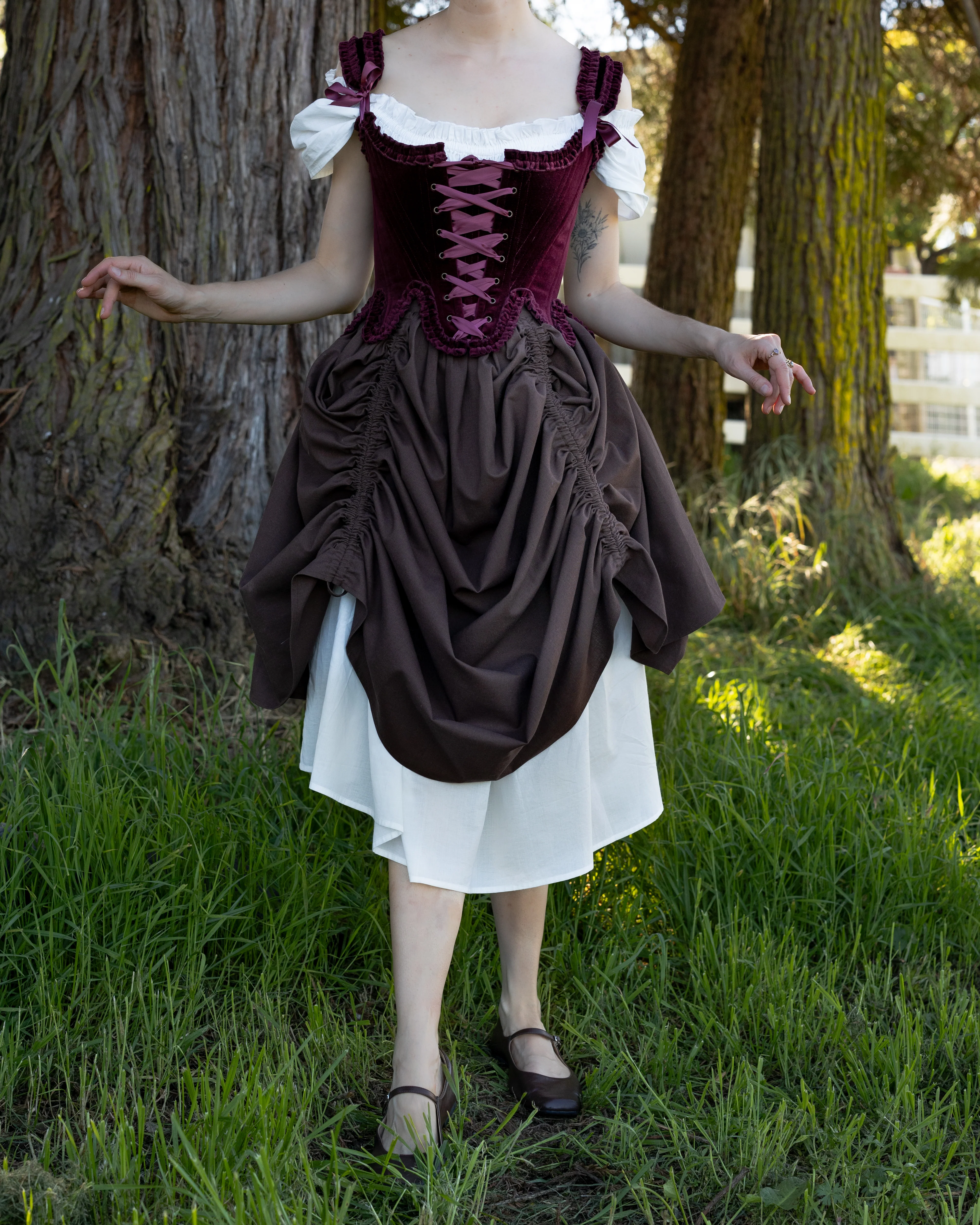 Cotton Flutter Sleeve Chemise - Image 2