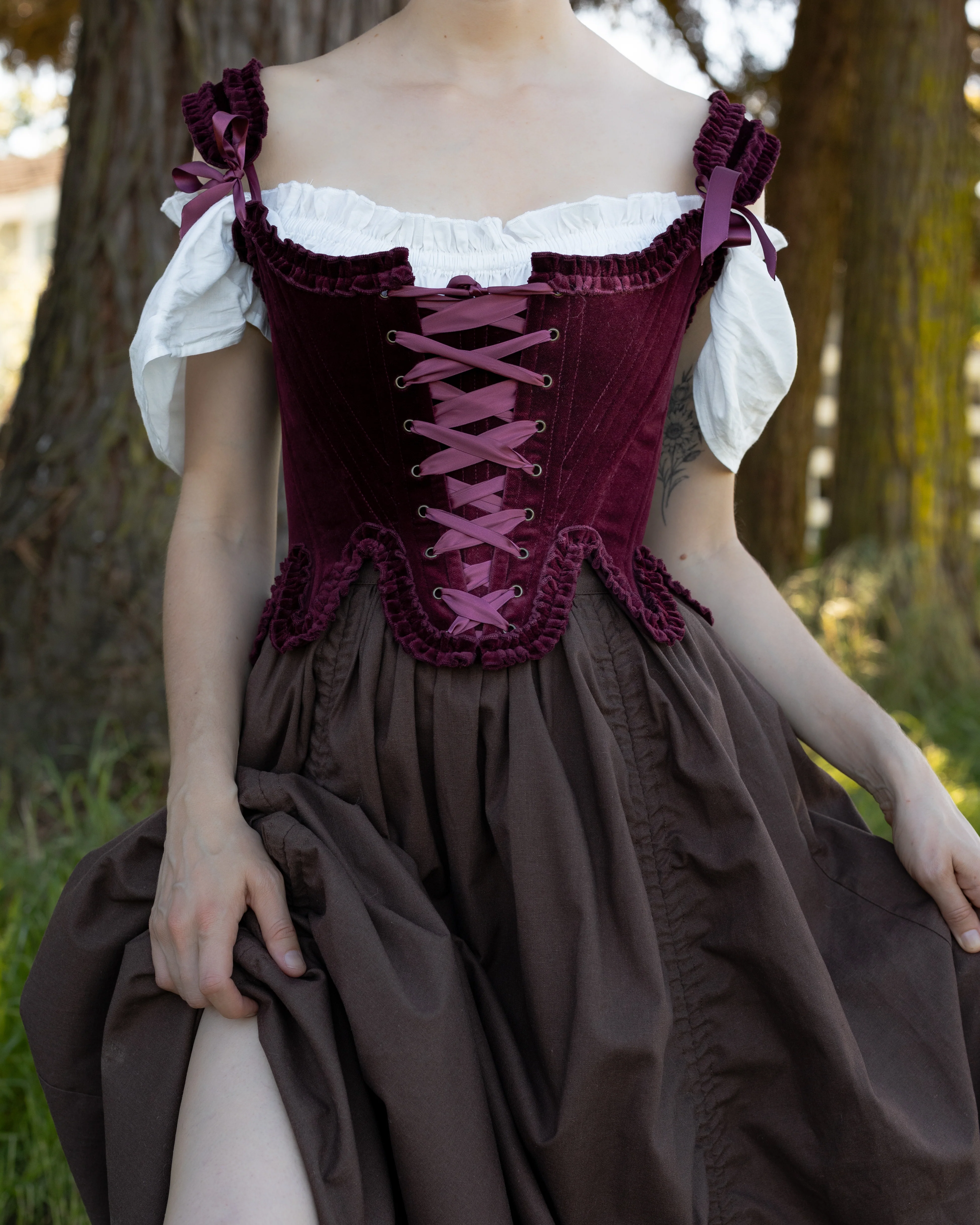 Cotton Flutter Sleeve Chemise - Image 3