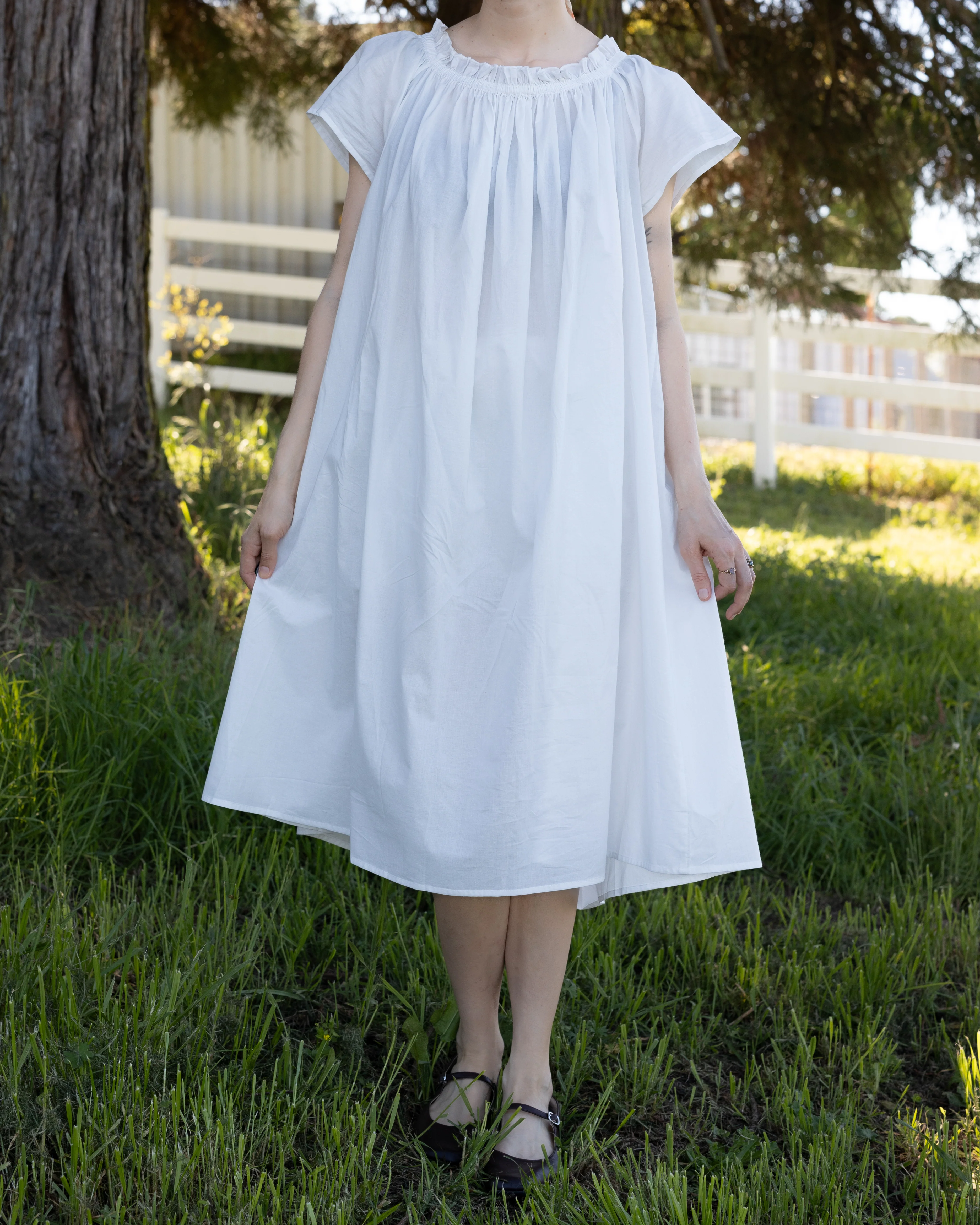 Cotton Flutter Sleeve Chemise - Image 6