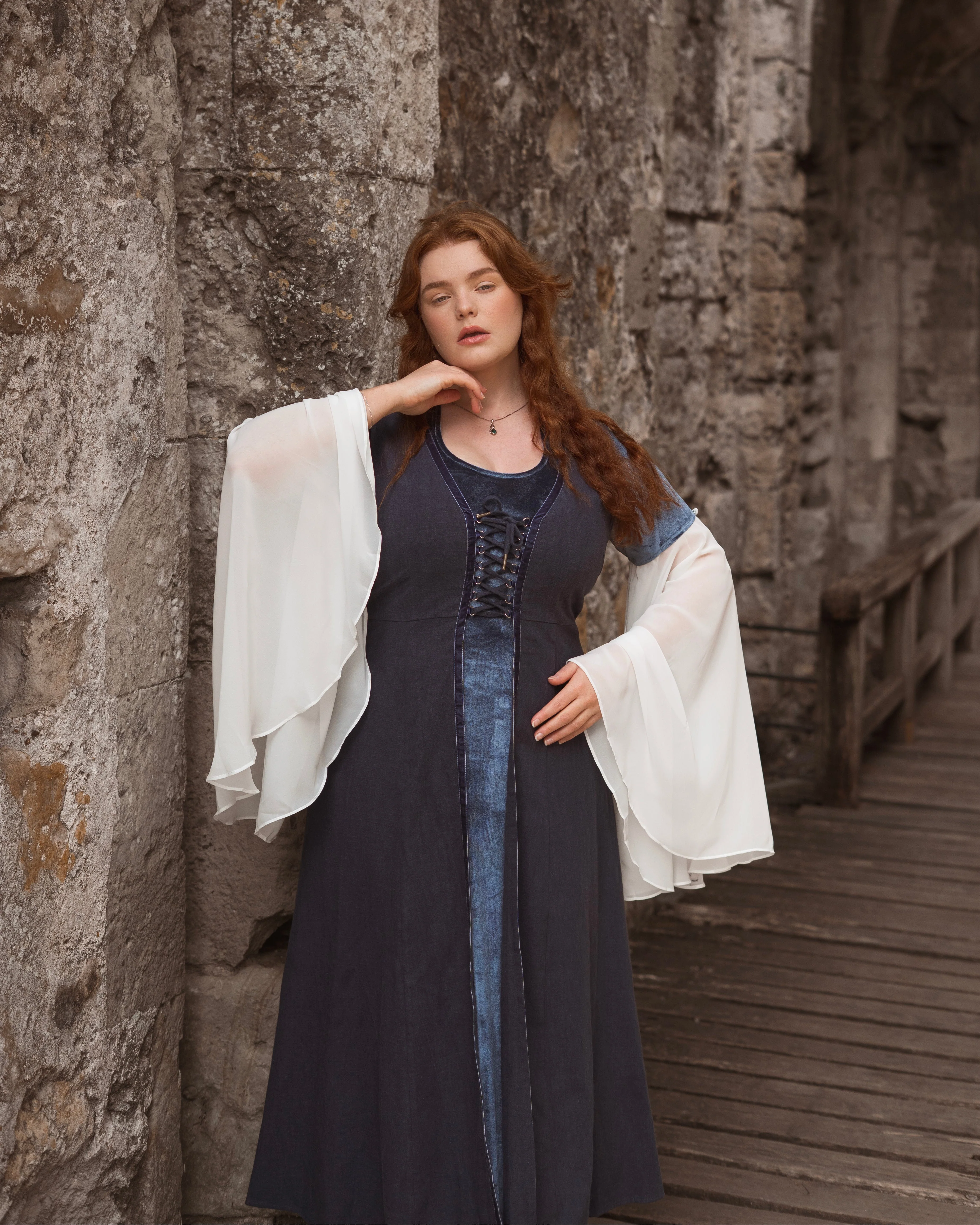Navy Blue Kirtle Dress - Image 5