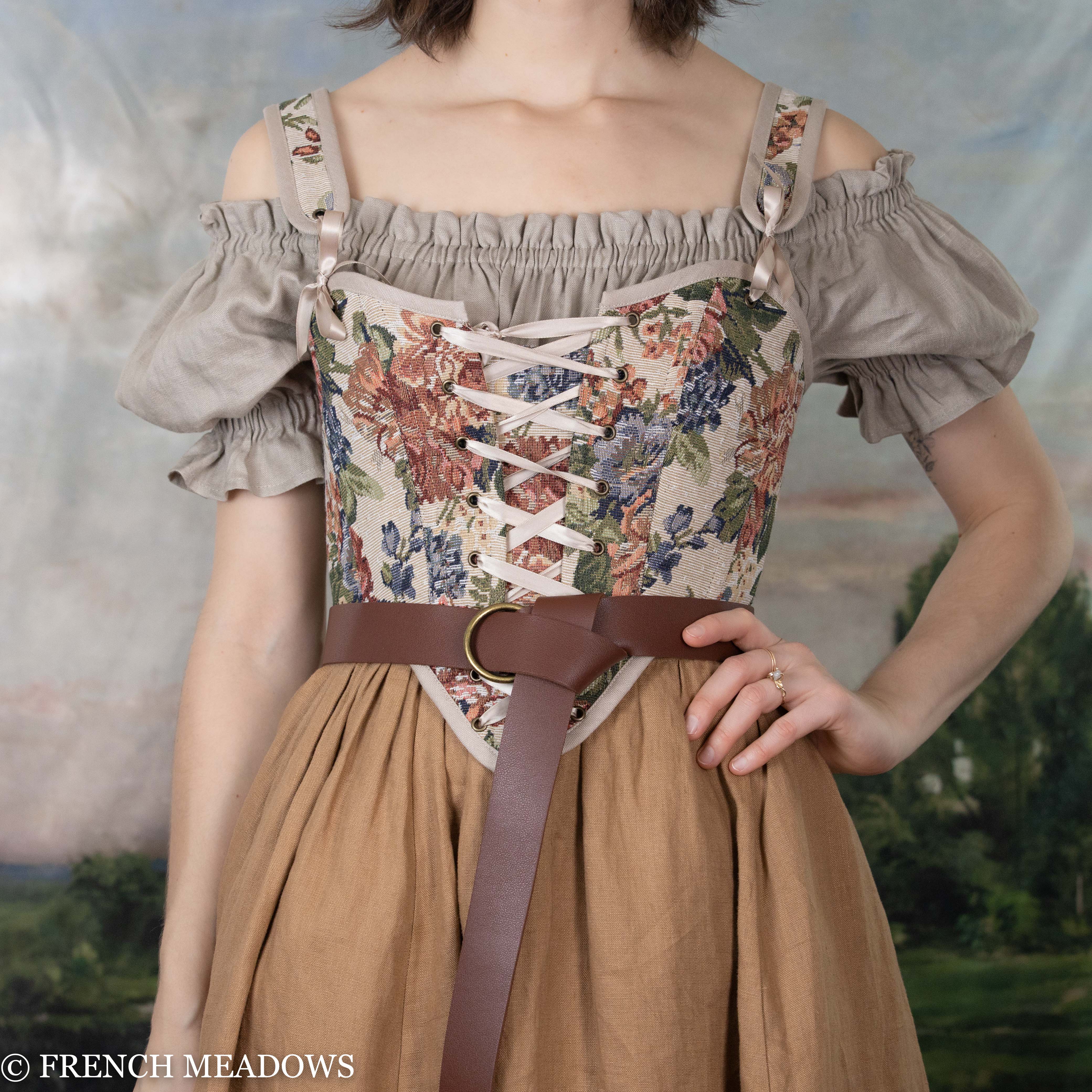 Floral Tapestry Corset - Image 13
