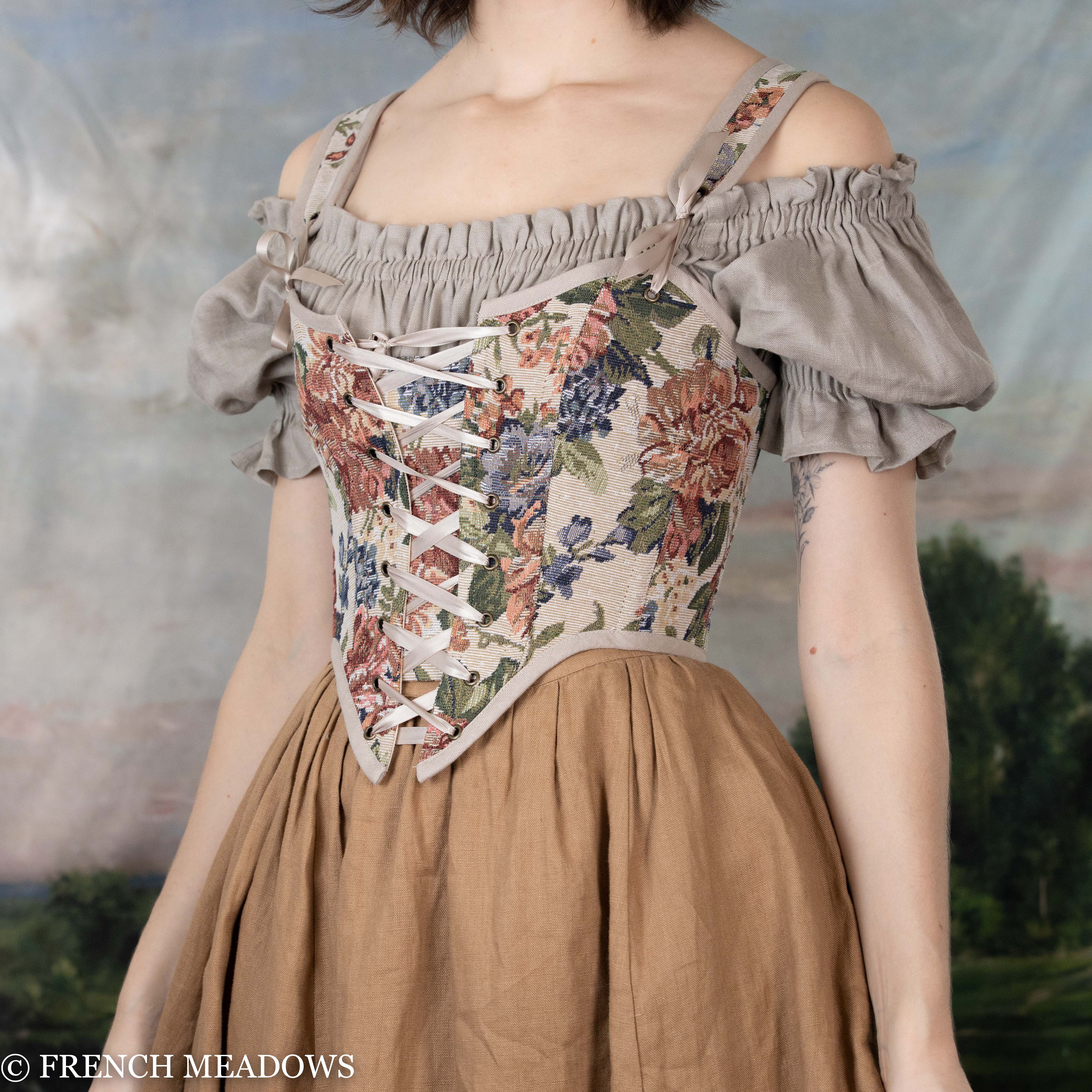 Floral Tapestry Corset - Image 14