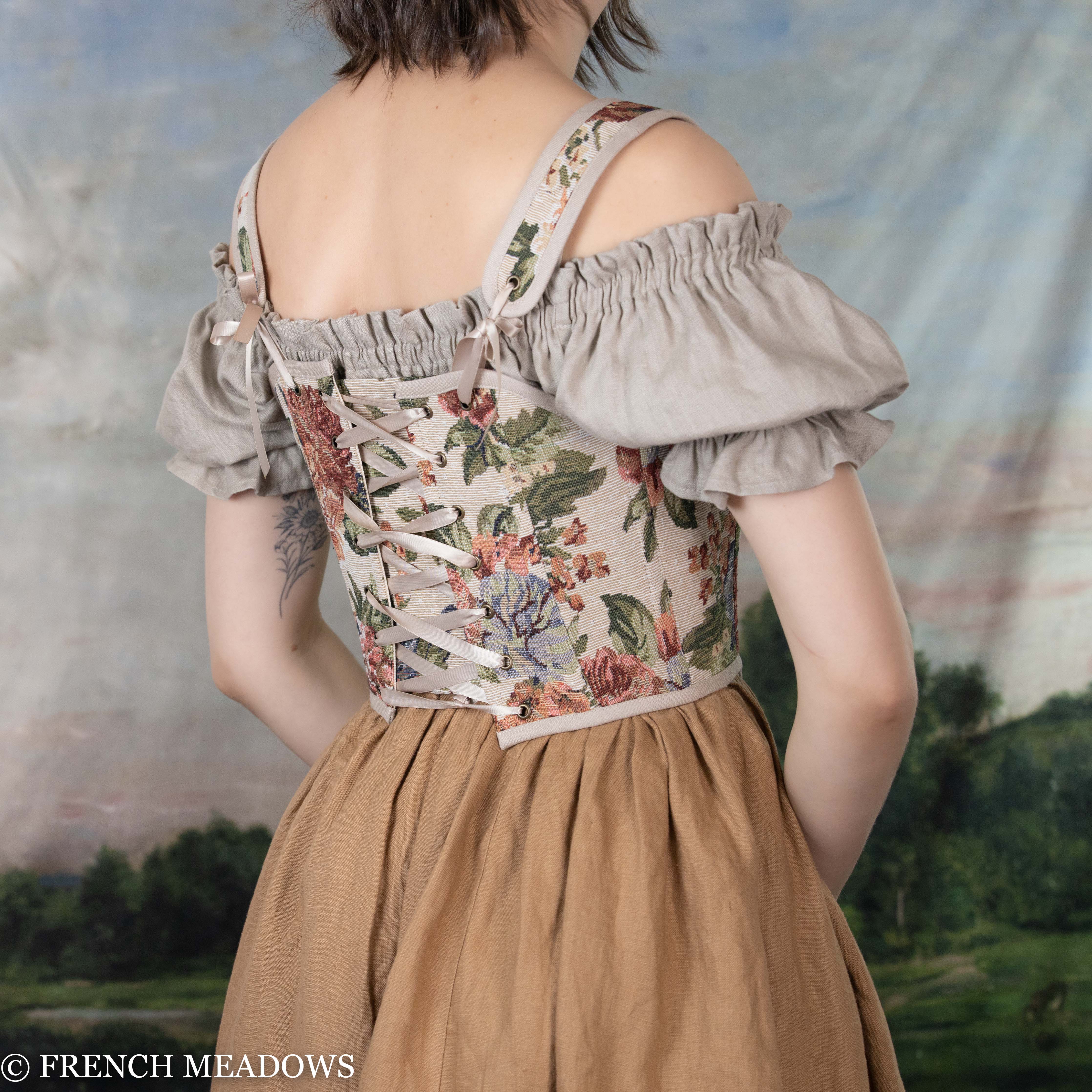 Floral Tapestry Corset - Image 15