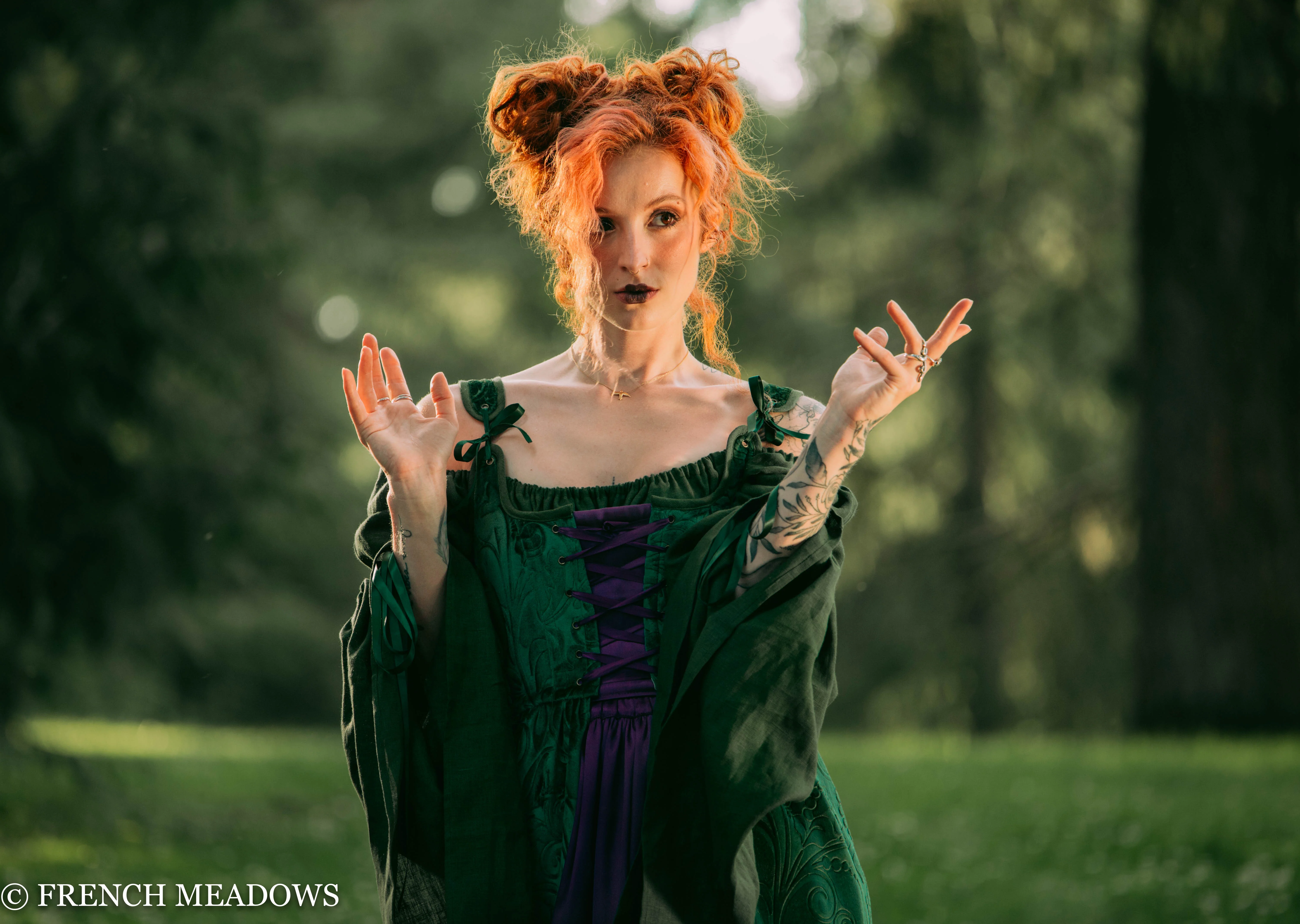 Handmade Winnifred Sanderson Costume Corset Dress - Image 4