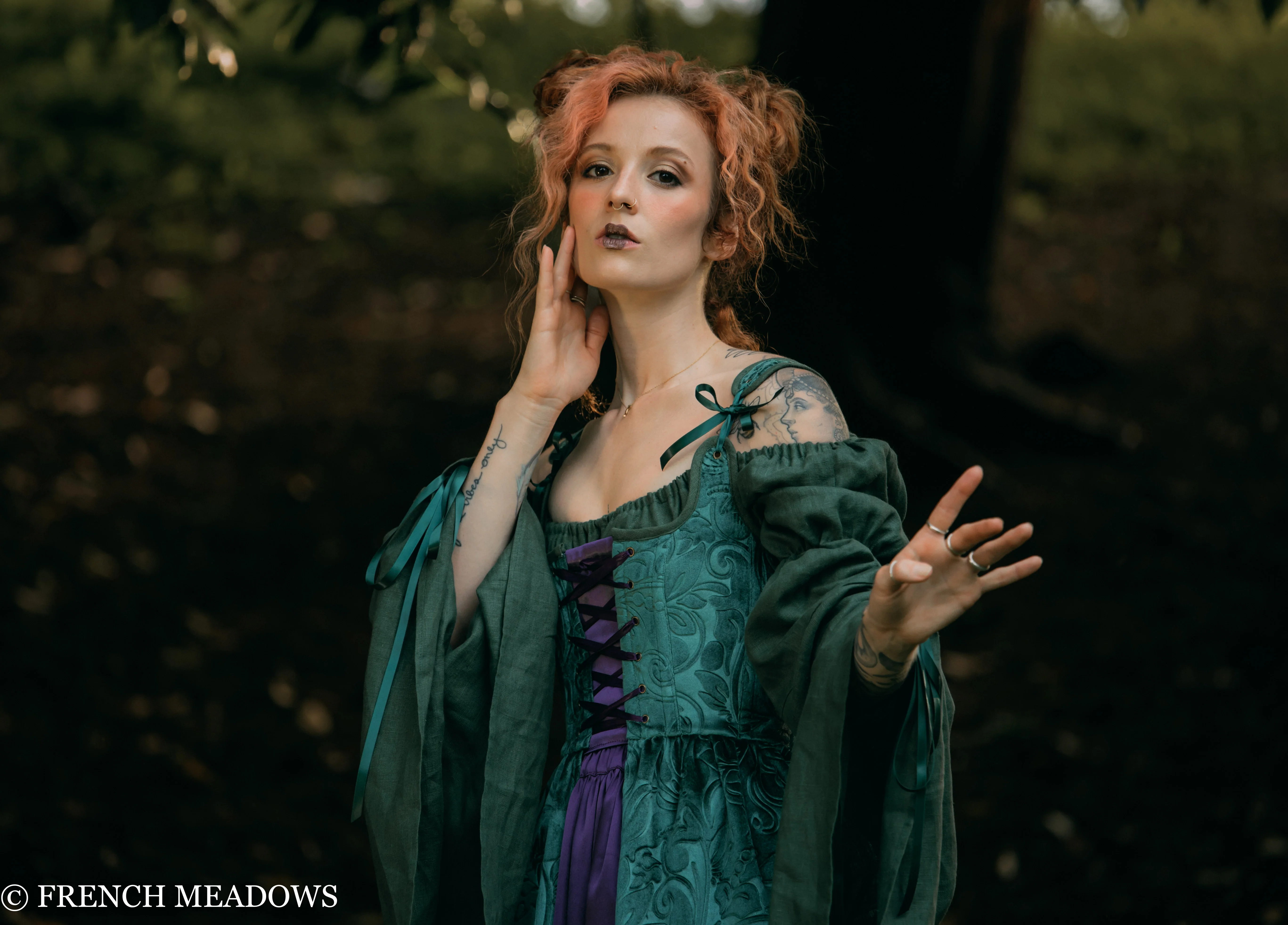 Handmade Winnifred Sanderson Costume Corset Dress - Image 5