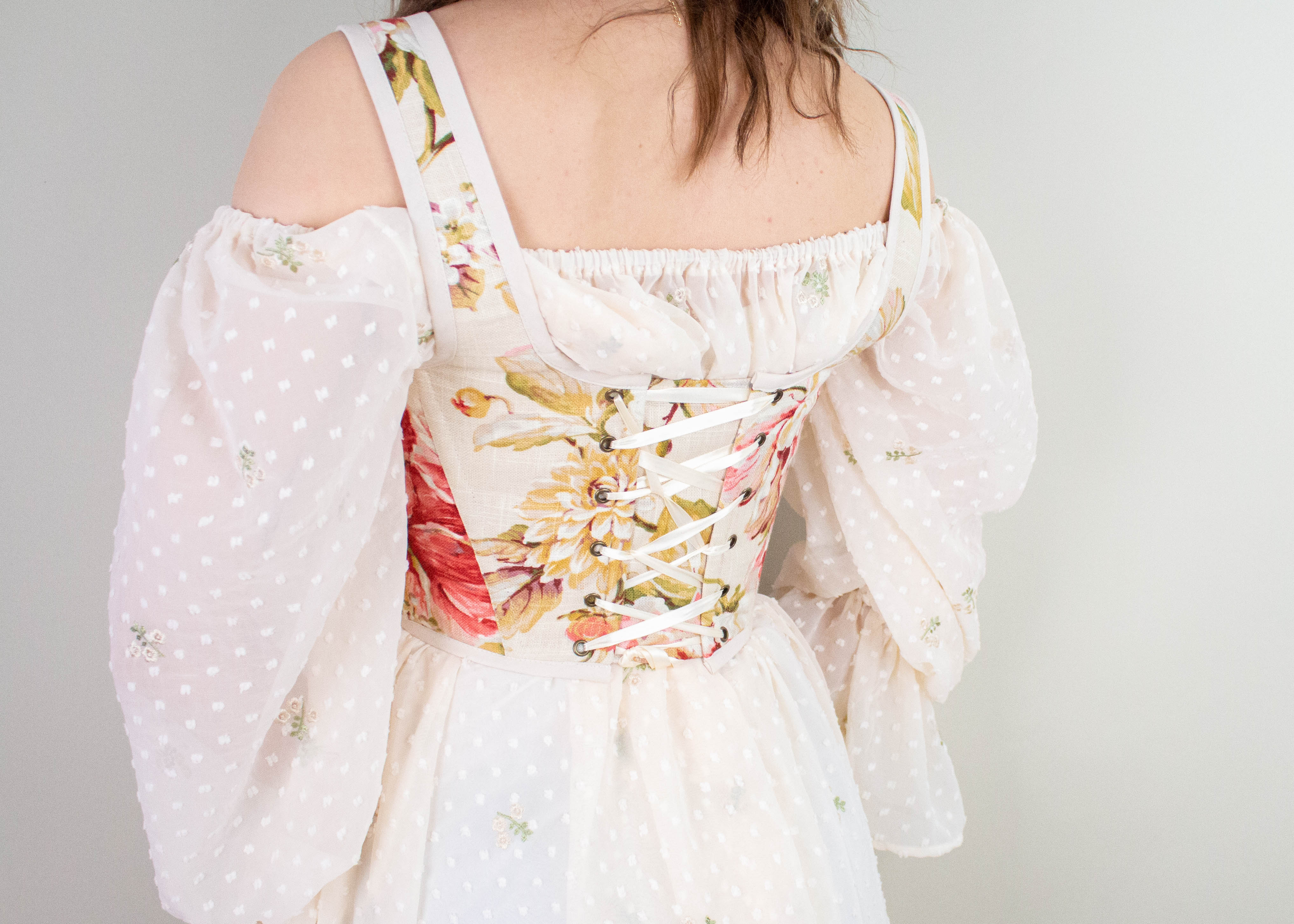 Handmade Covington Tea Rose Corset - Image 5