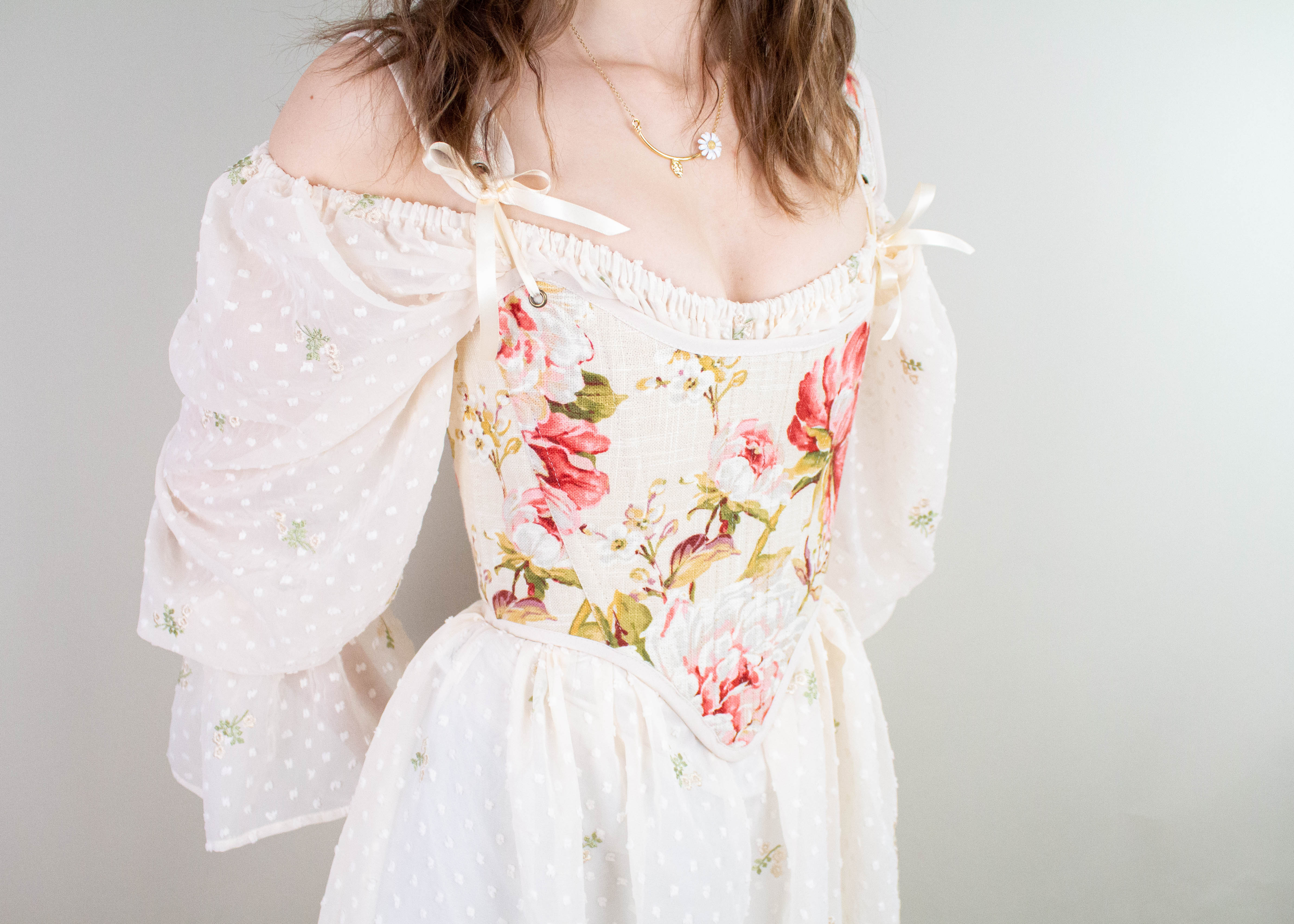 Handmade Covington Tea Rose Corset - Image 6