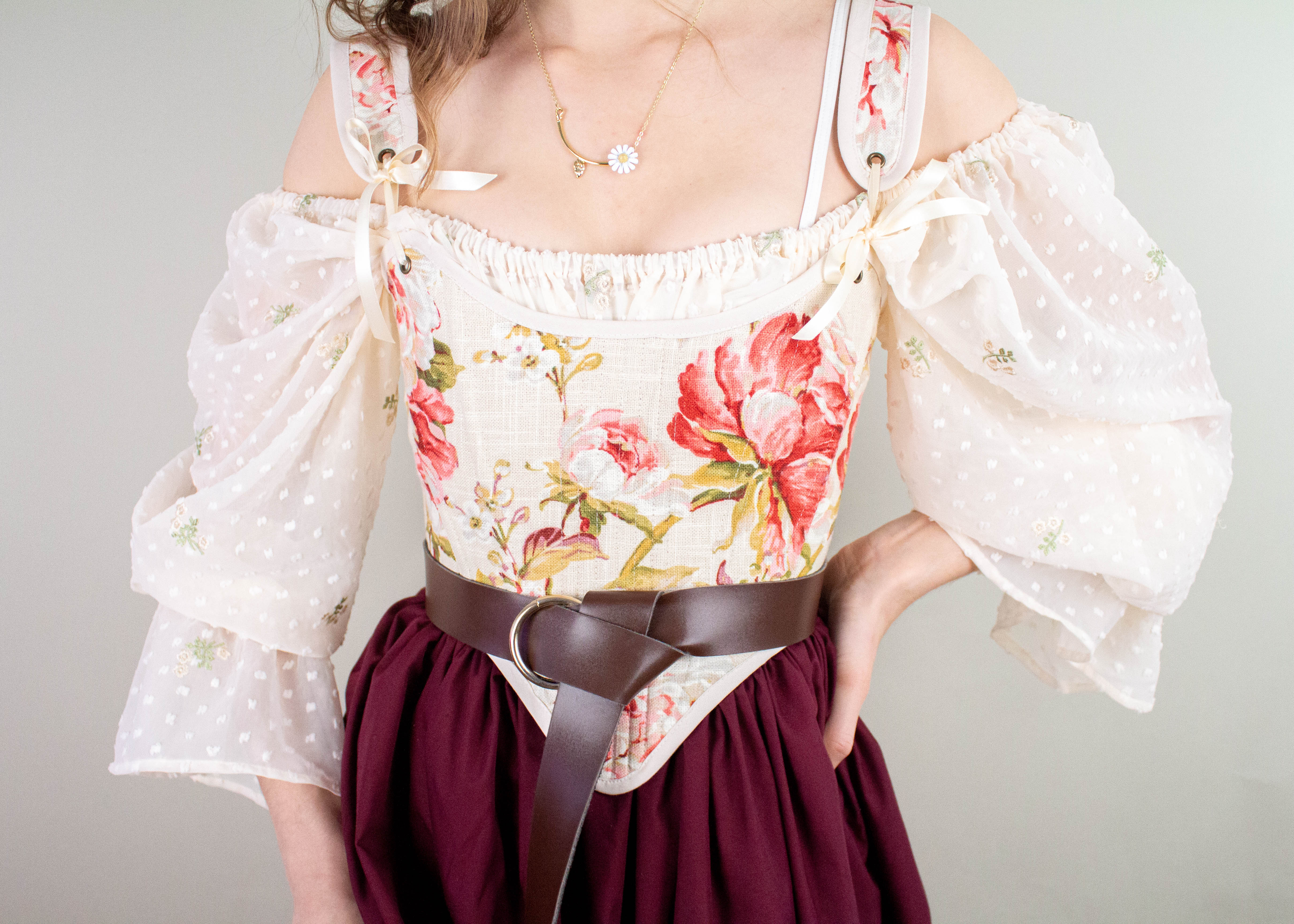 Handmade Covington Tea Rose Corset - Image 7