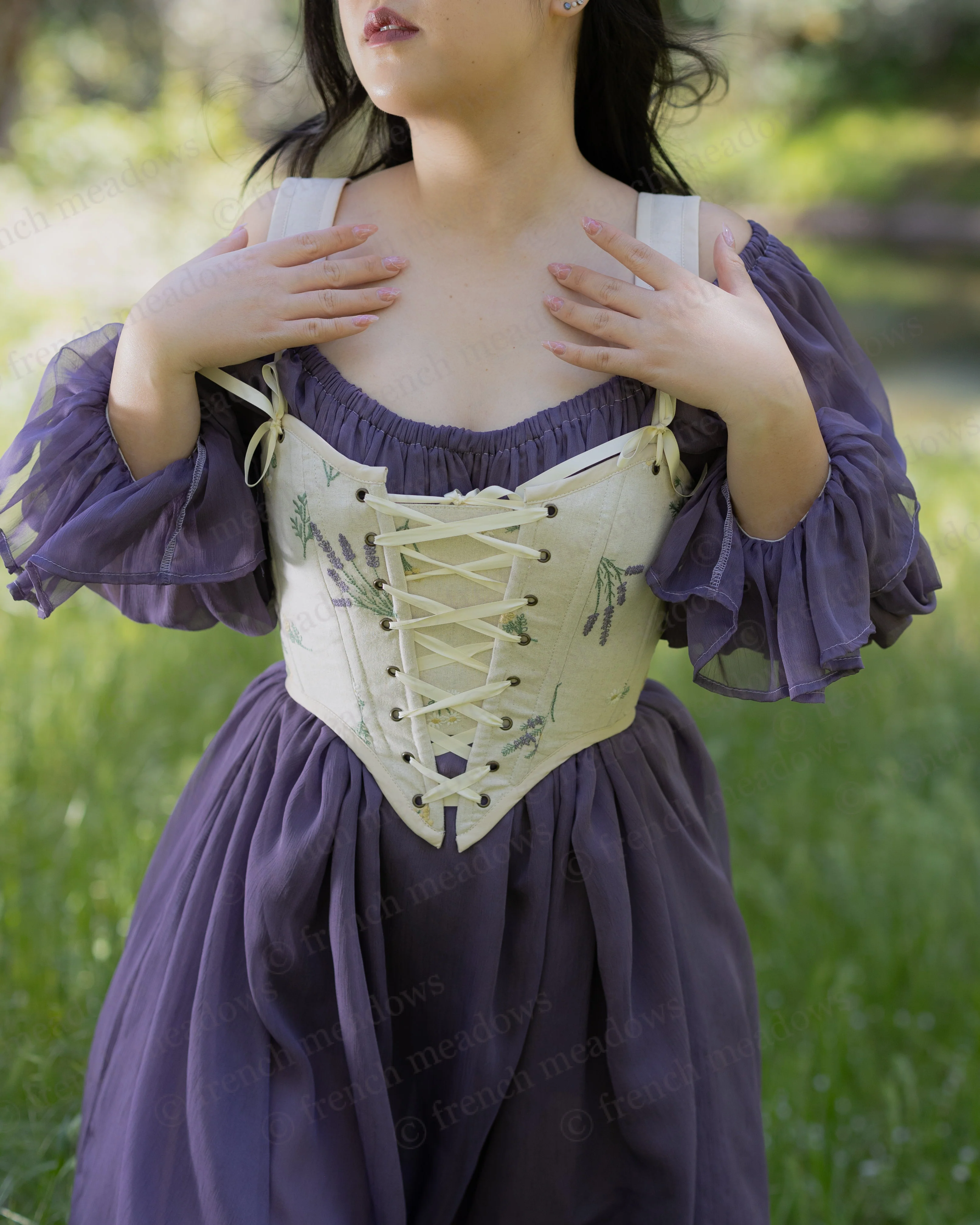Ivory Wildflower Corset - Image 5