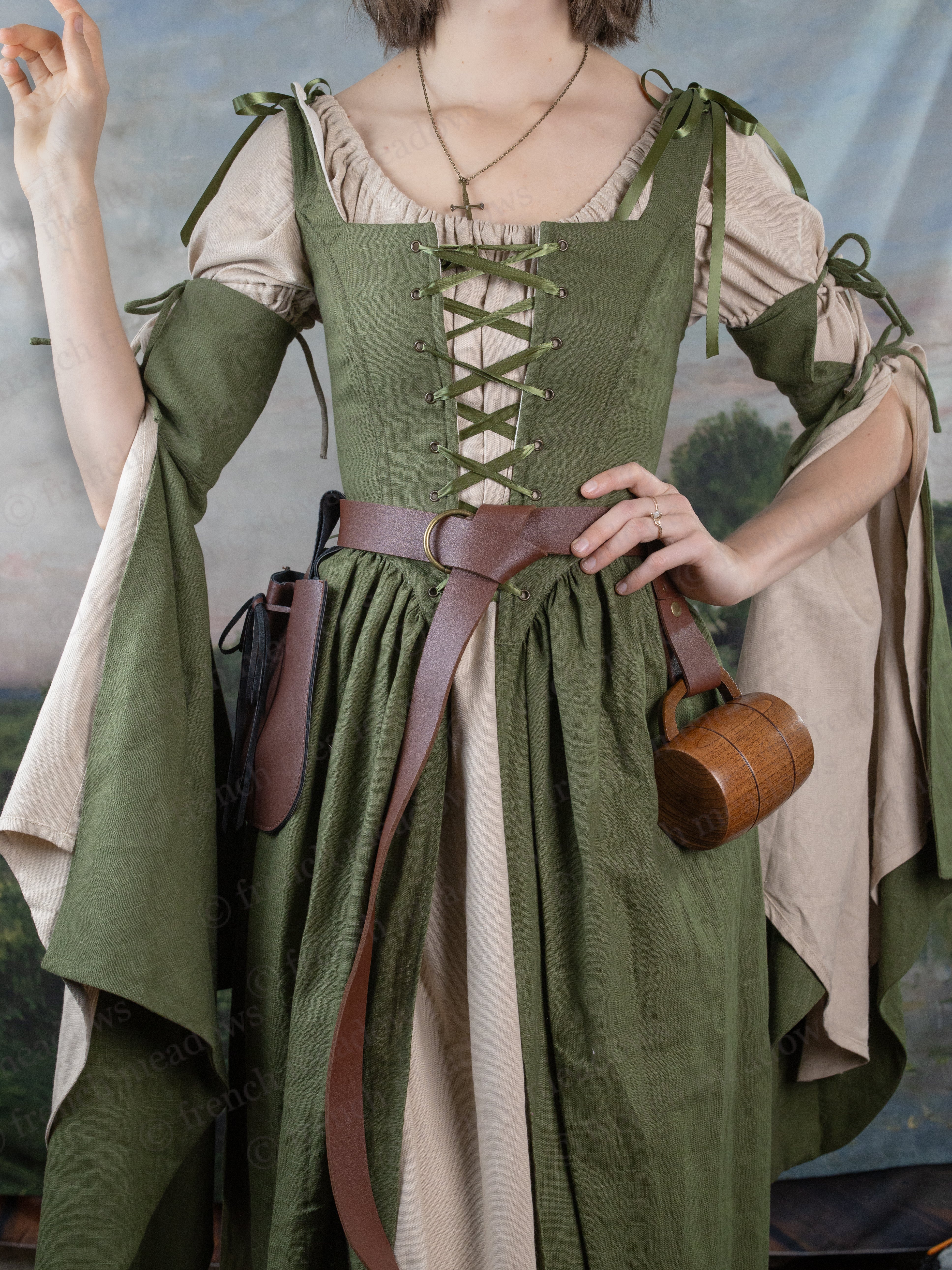 Ivy Green Corset Dress - Image 13