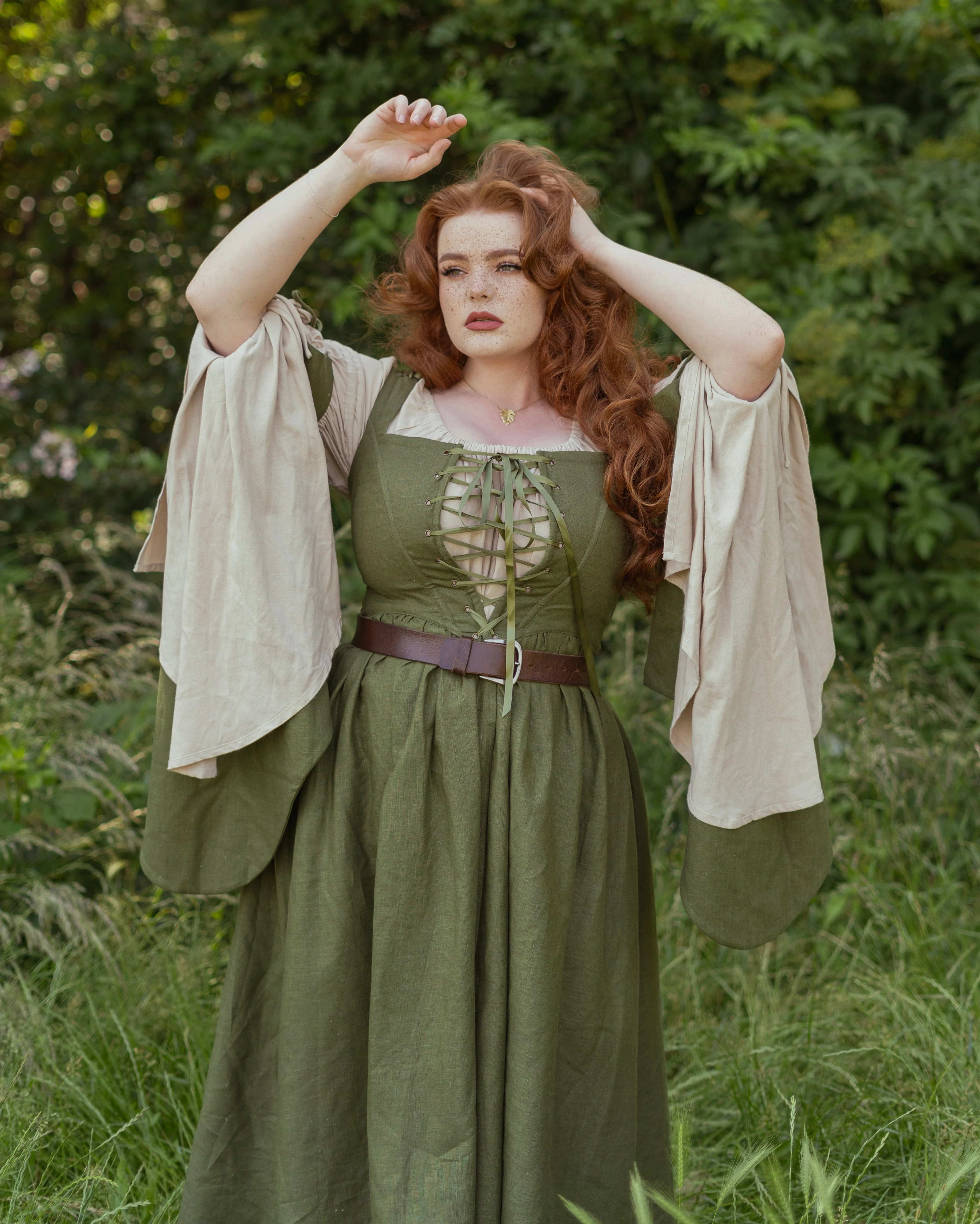 Ivy Green Corset Dress - Image 3