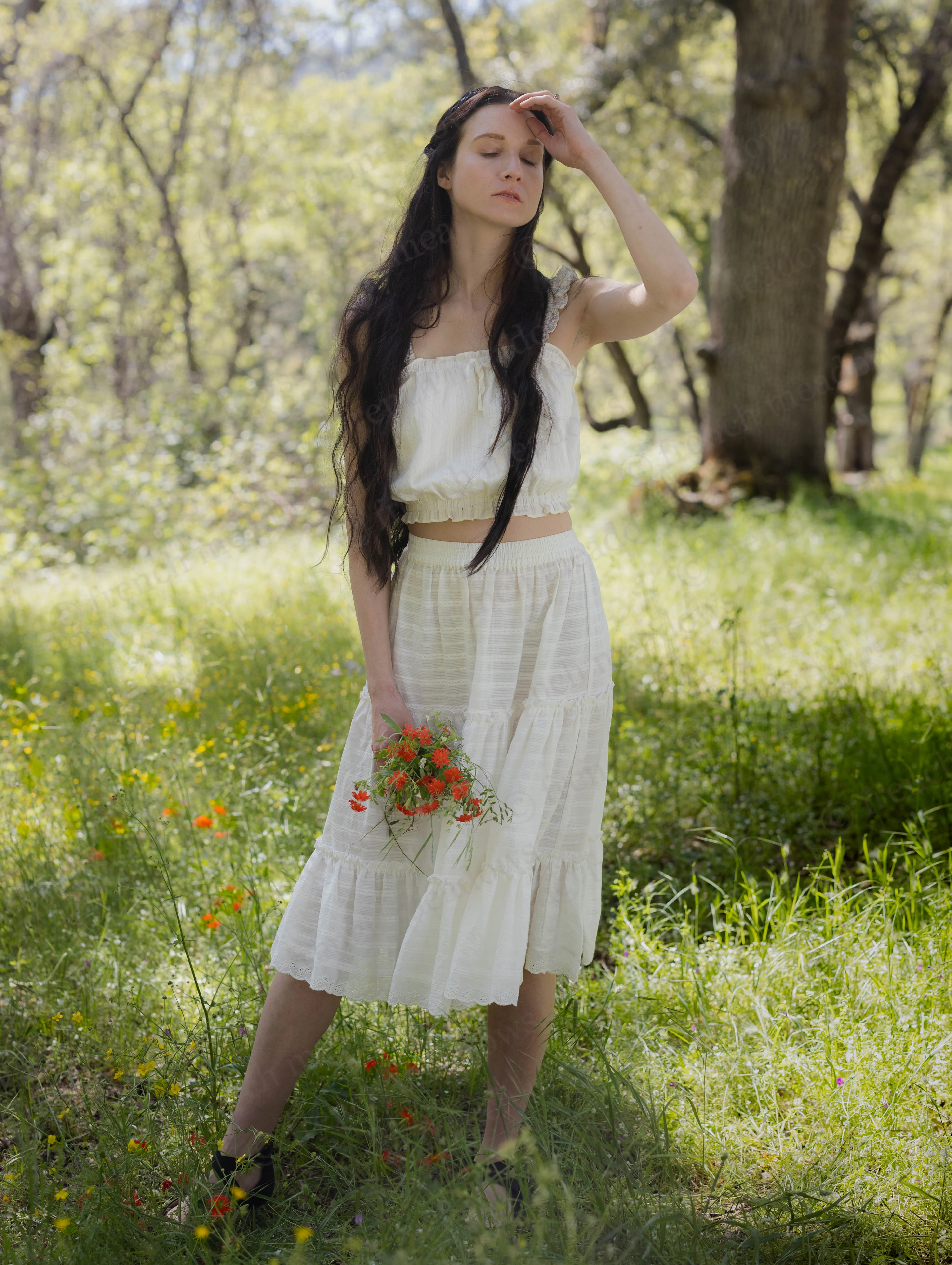 White Cotton Petticoat - Image 2