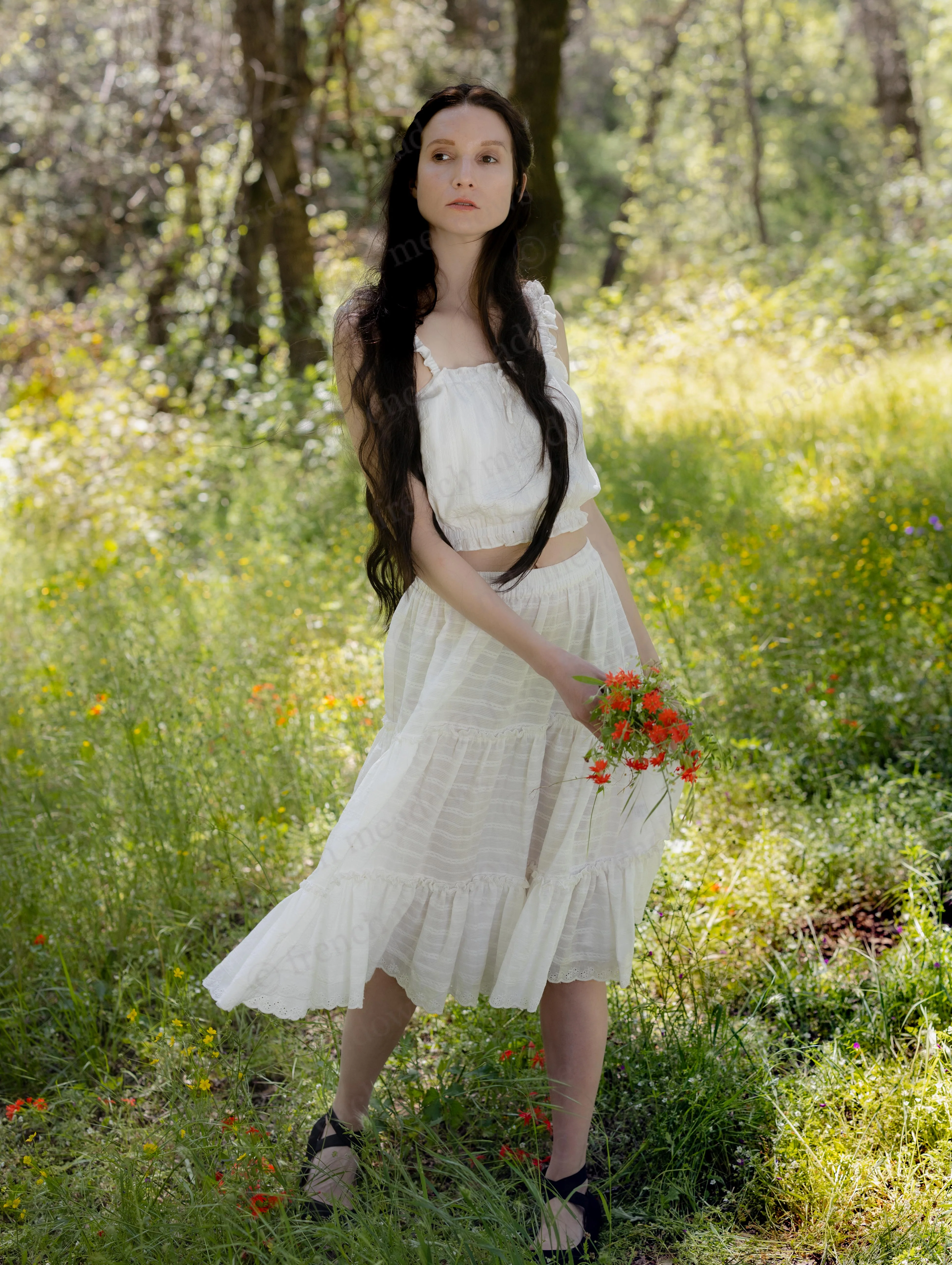 White Cotton Petticoat - Image 3