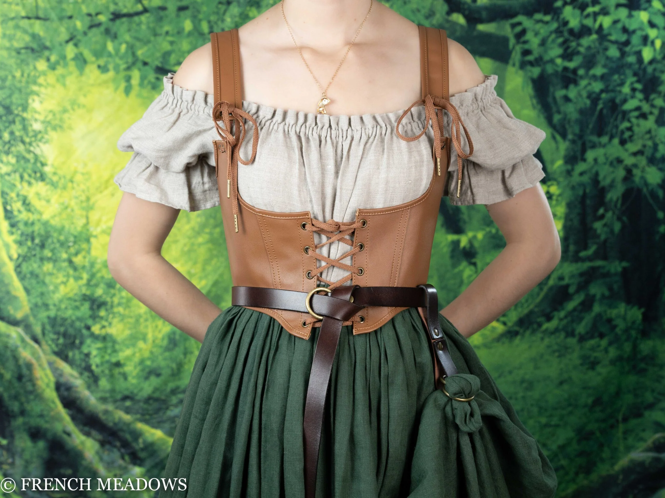 Leather Underbust Corset Belt - Image 12