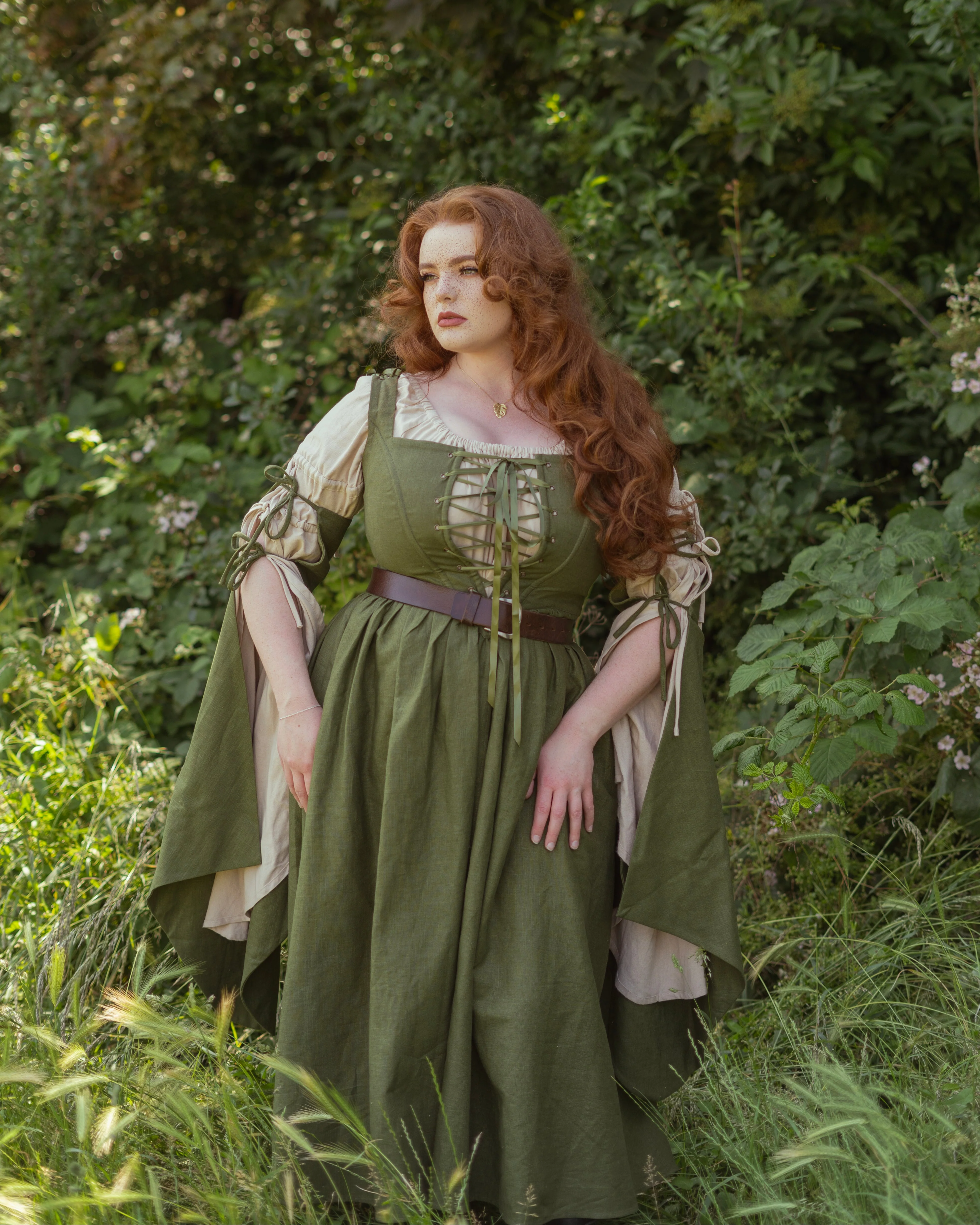 Ivy Green Corset Dress - Image 4