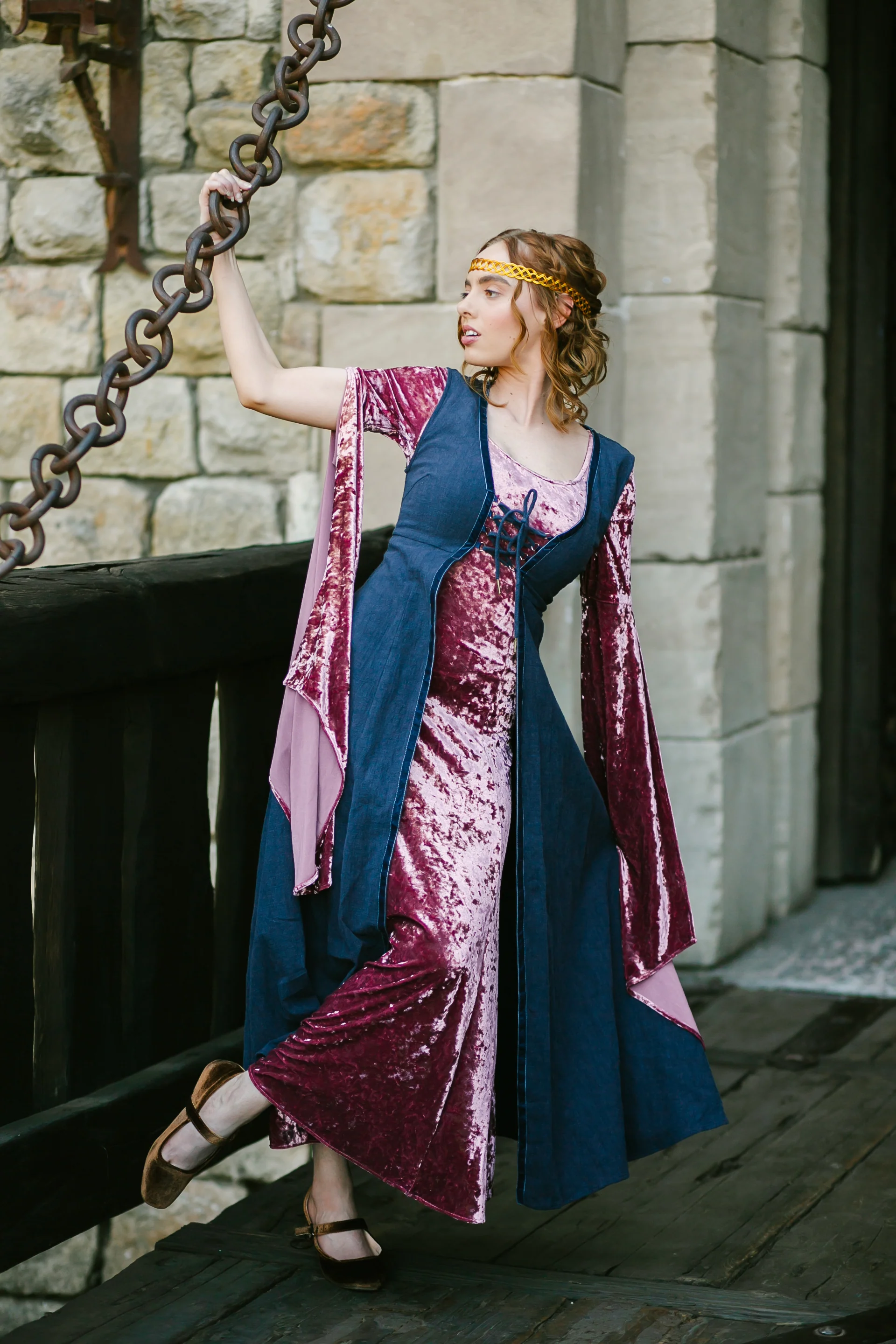 Navy Blue Kirtle Dress - Image 12