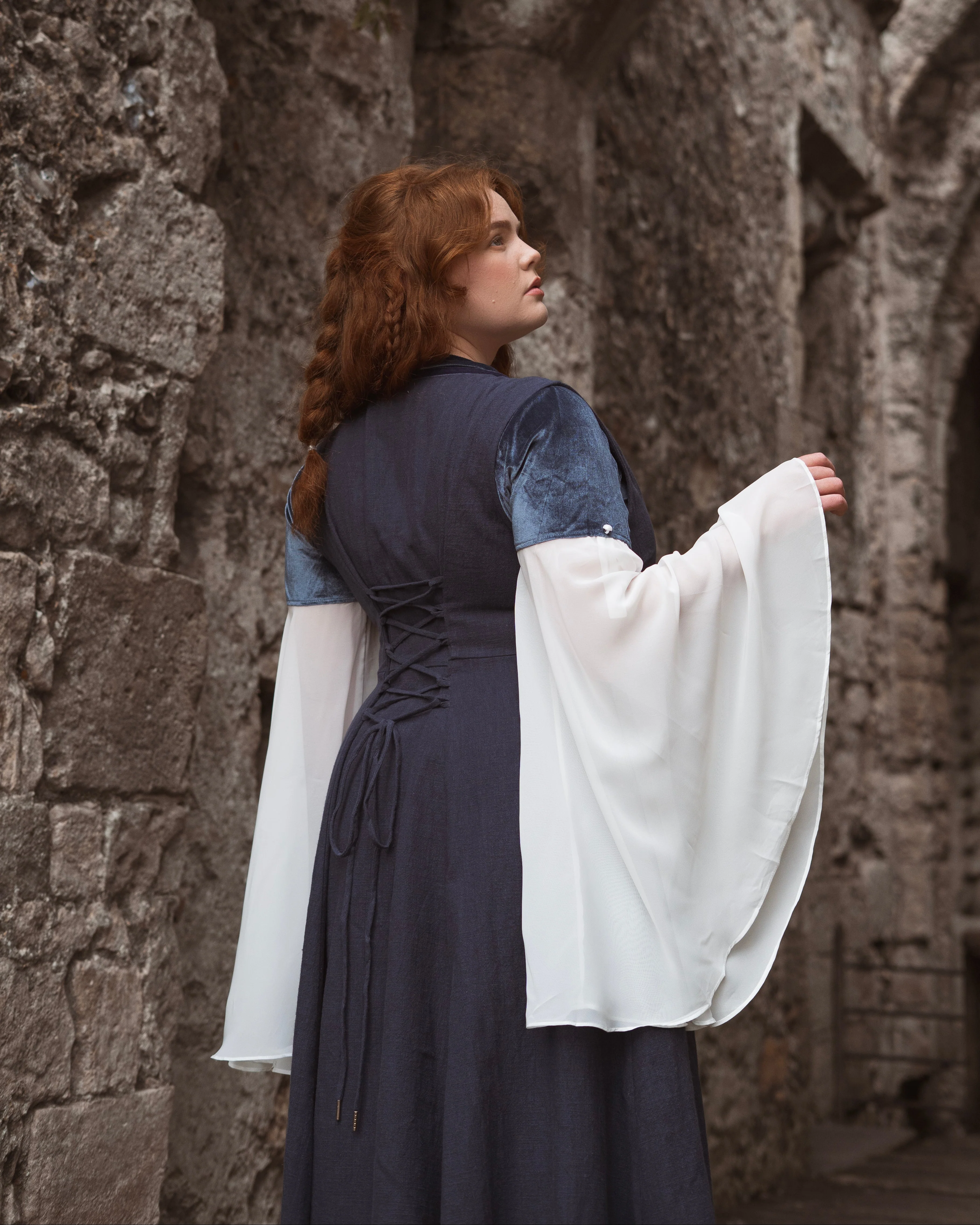 Navy Blue Kirtle Dress - Image 6