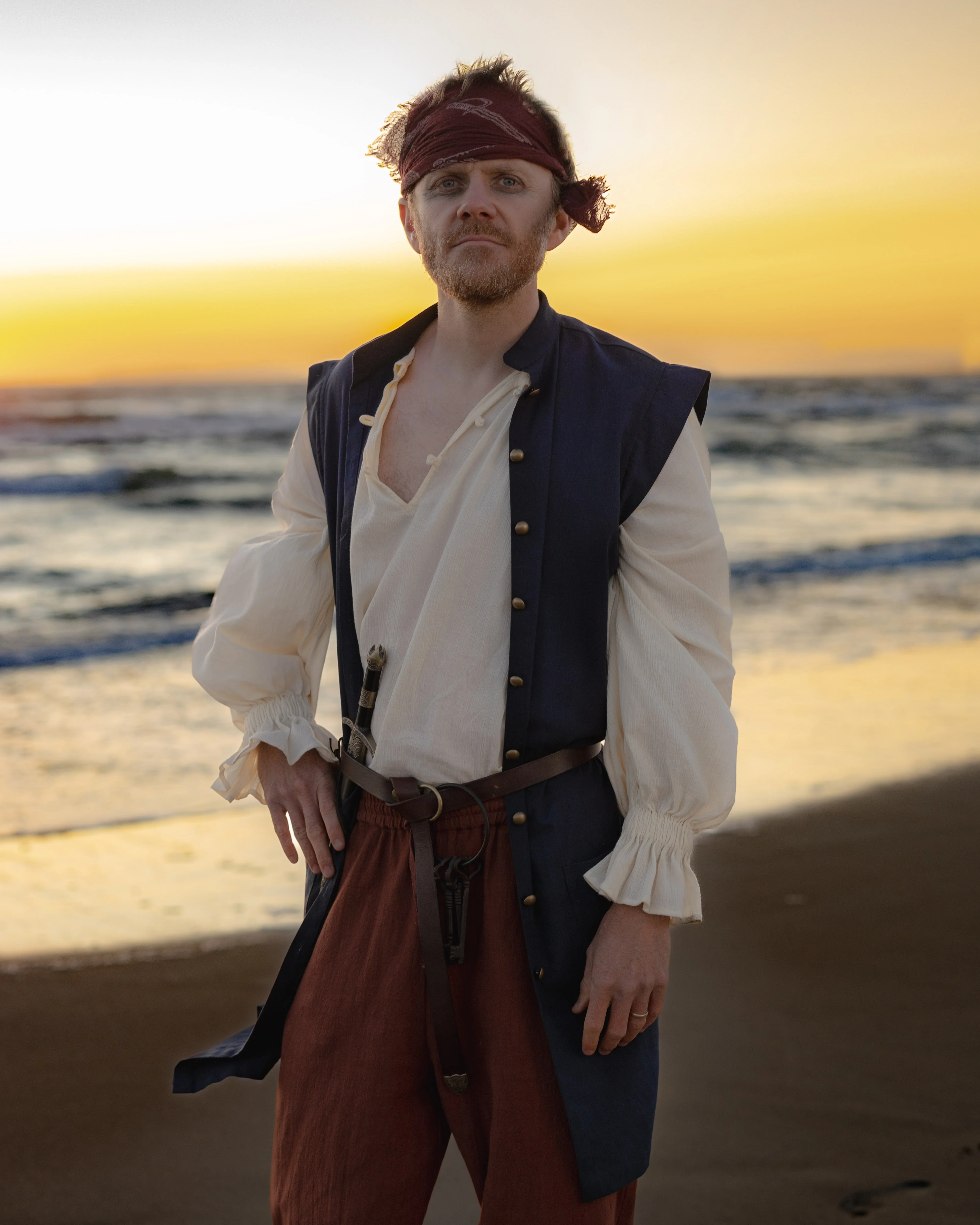 Navy Pirate Vest - Image 7