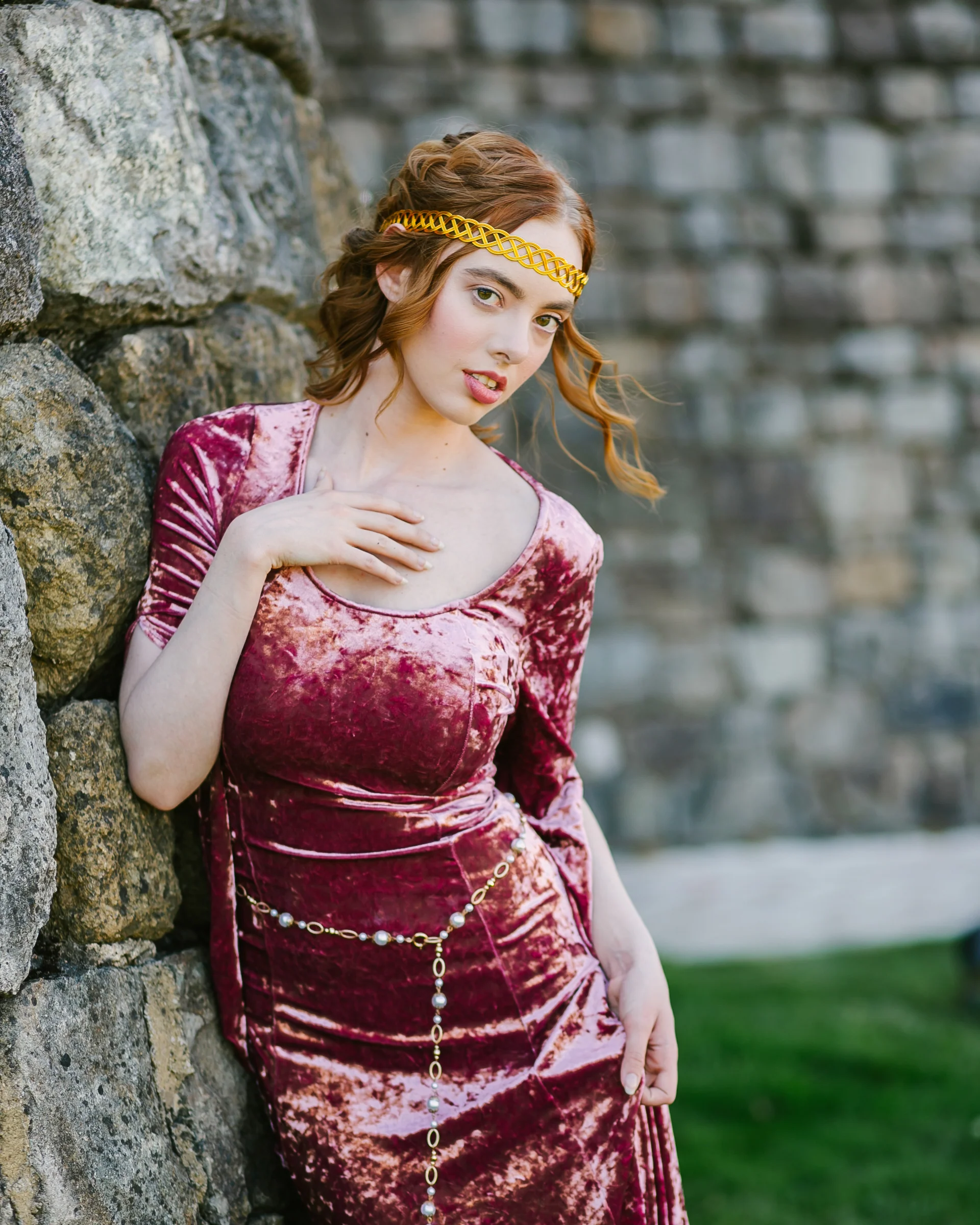 Pearl Medieval Chain Belt - Image 3