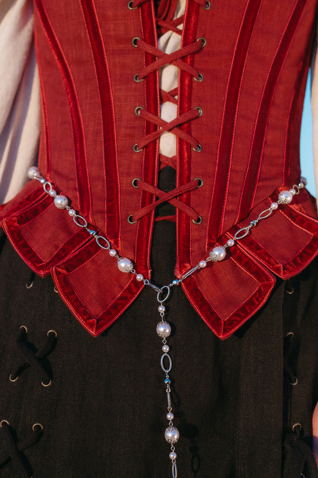 Pearl Medieval Chain Belt - Image 4