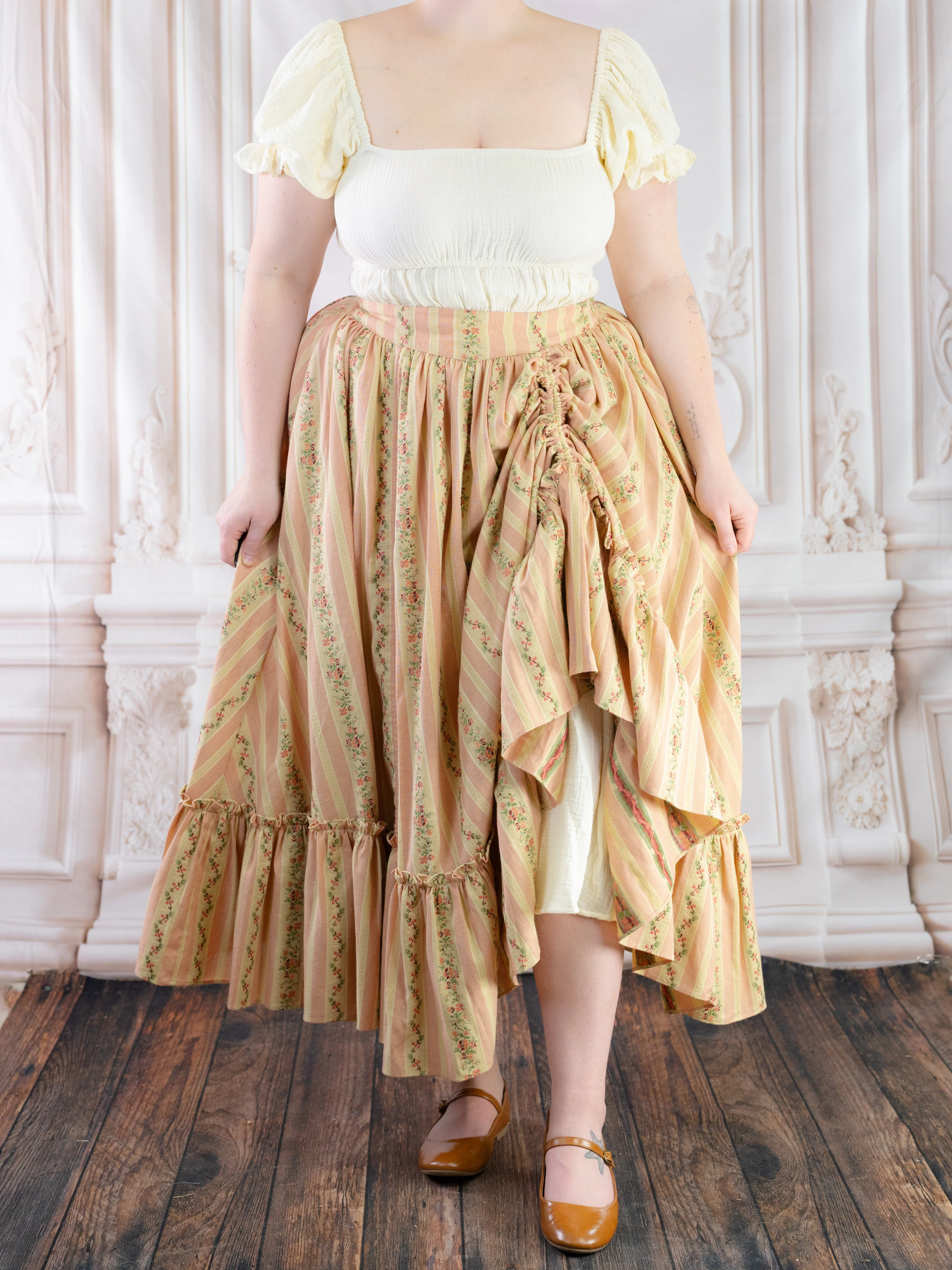 Rococo Pink Ruffle Skirt - Image 10
