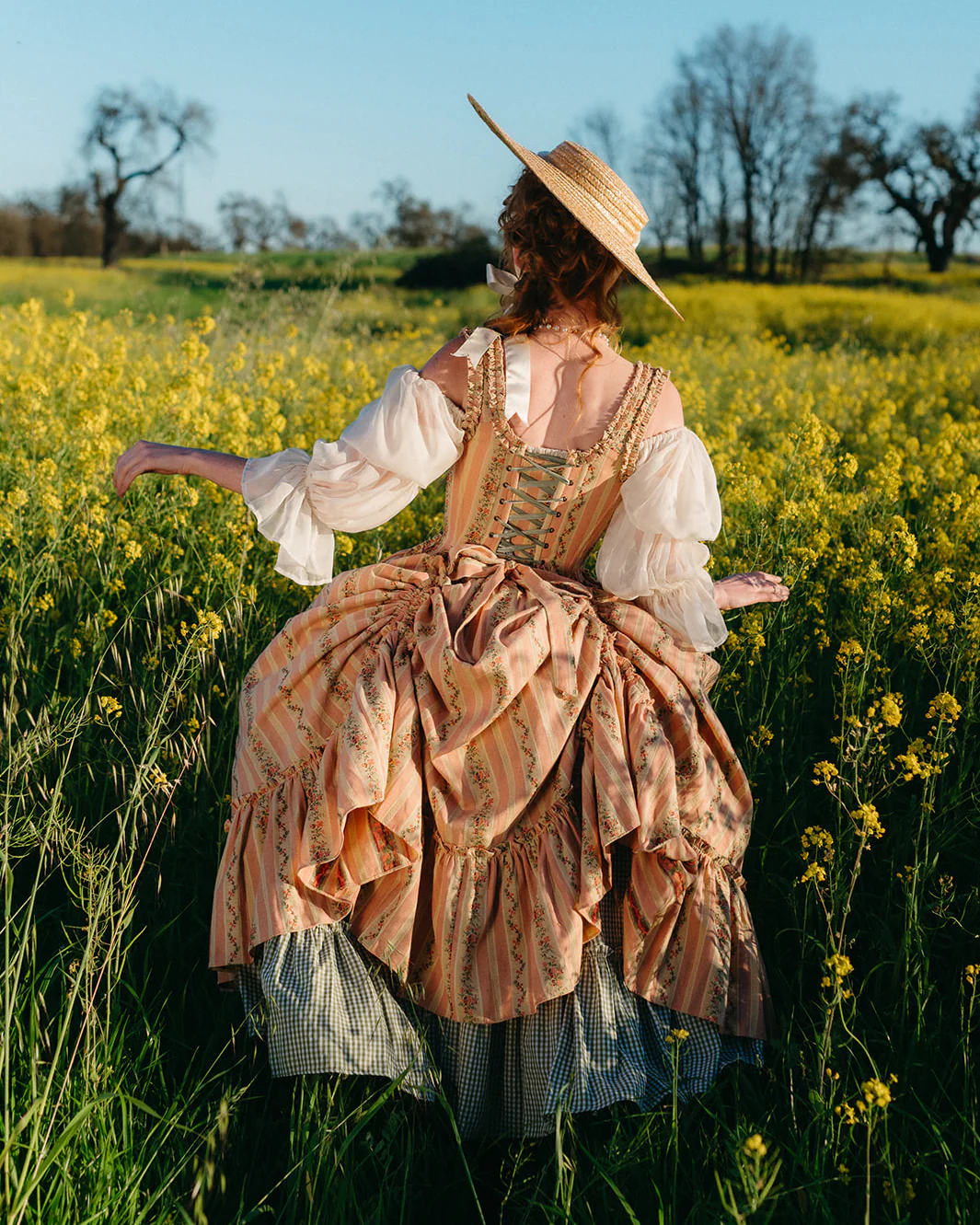 Rococo Pink Ruffle Skirt - Image 4