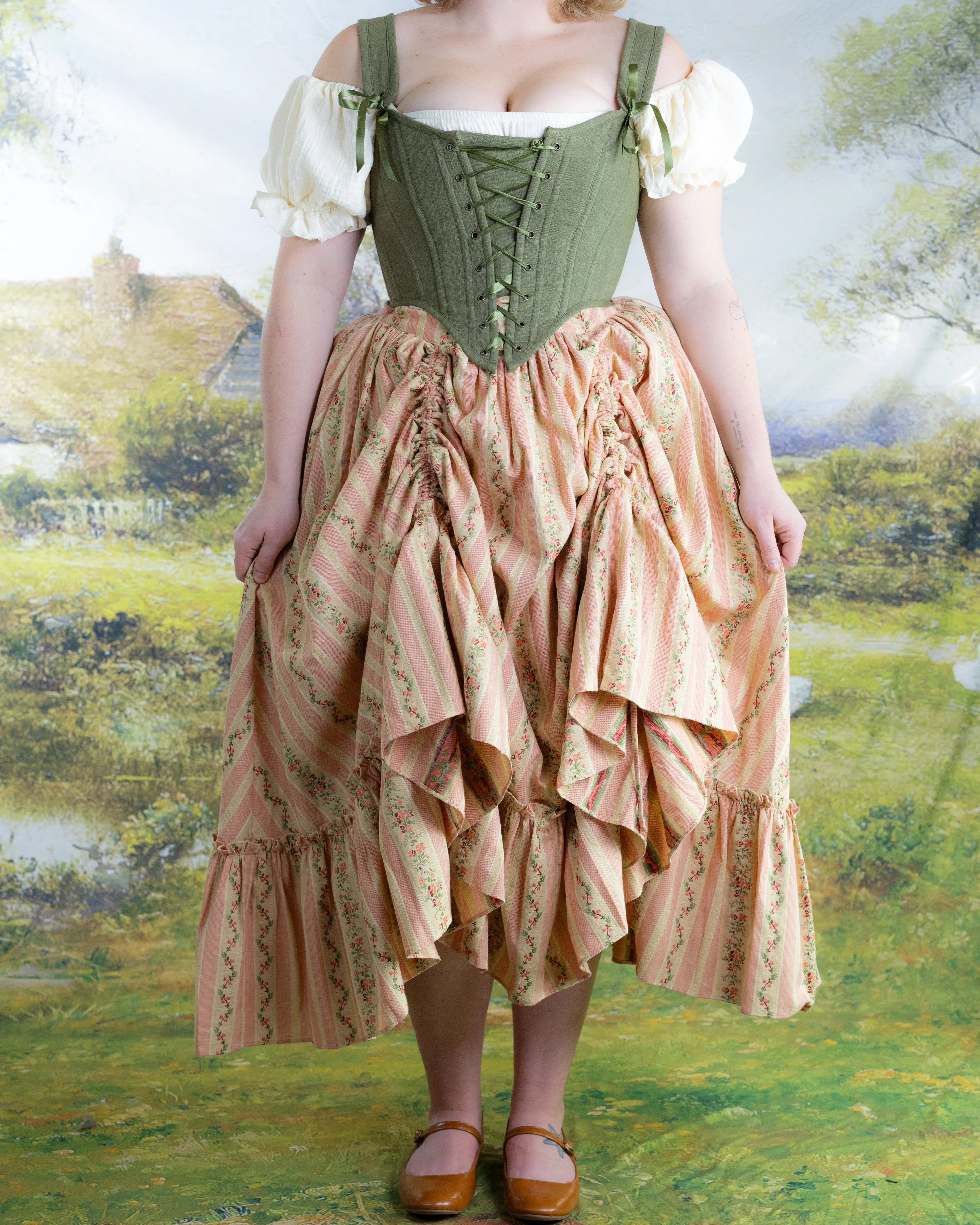 Rococo Pink Ruffle Skirt - Image 6
