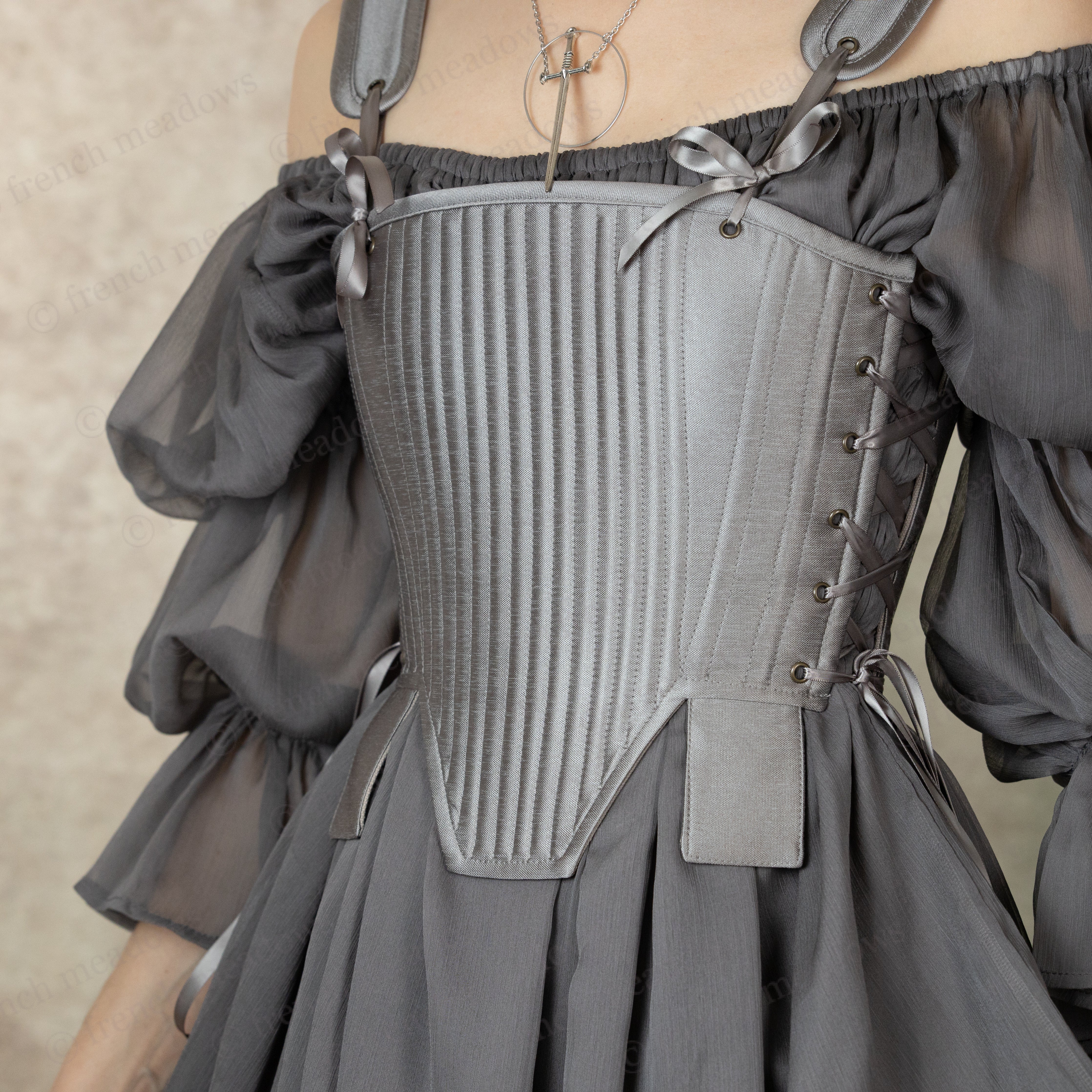 Silver Tabbed Tudor Stays - Image 9