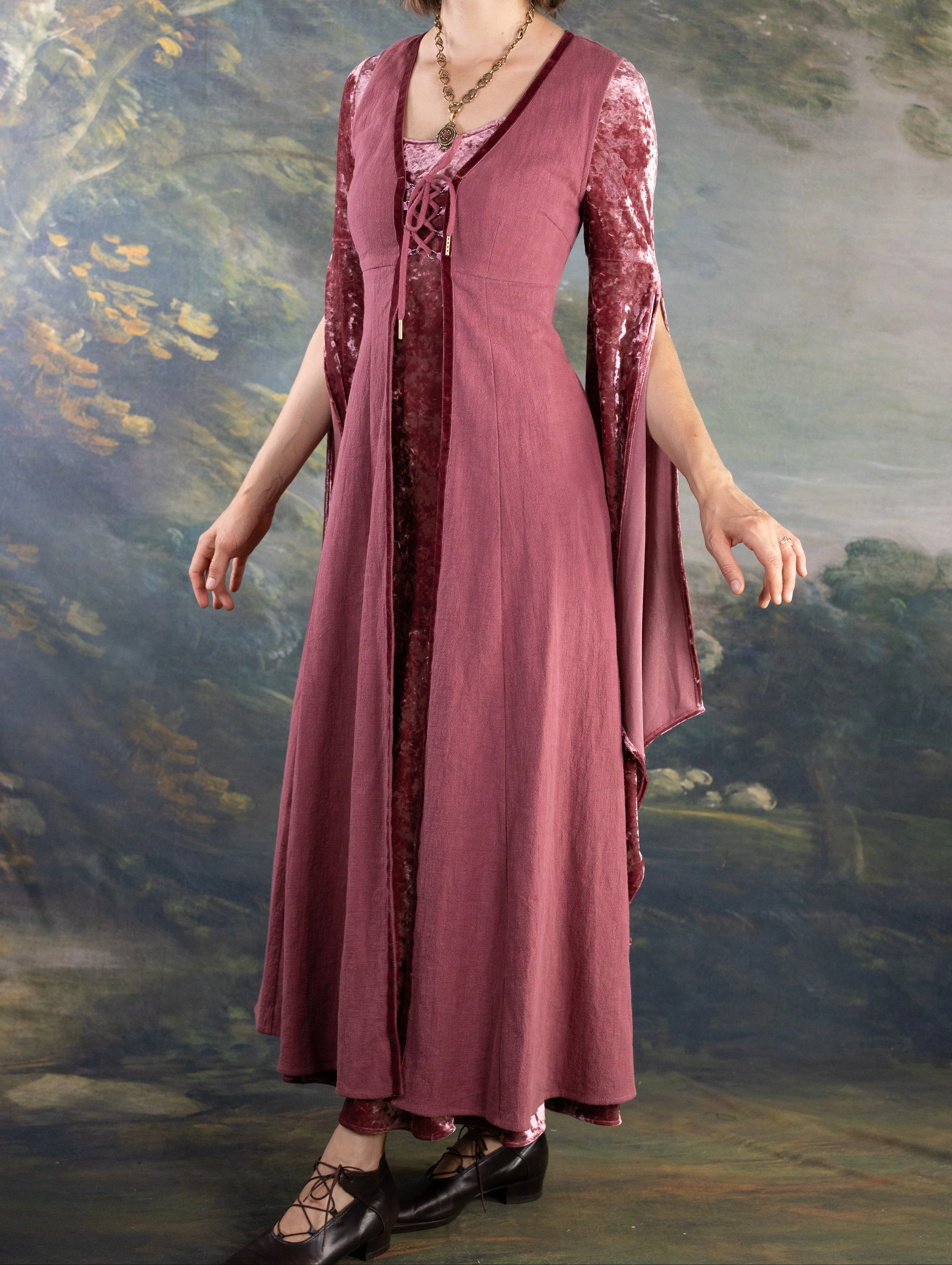 Stained Blackberry Kirtle Dress - Image 11