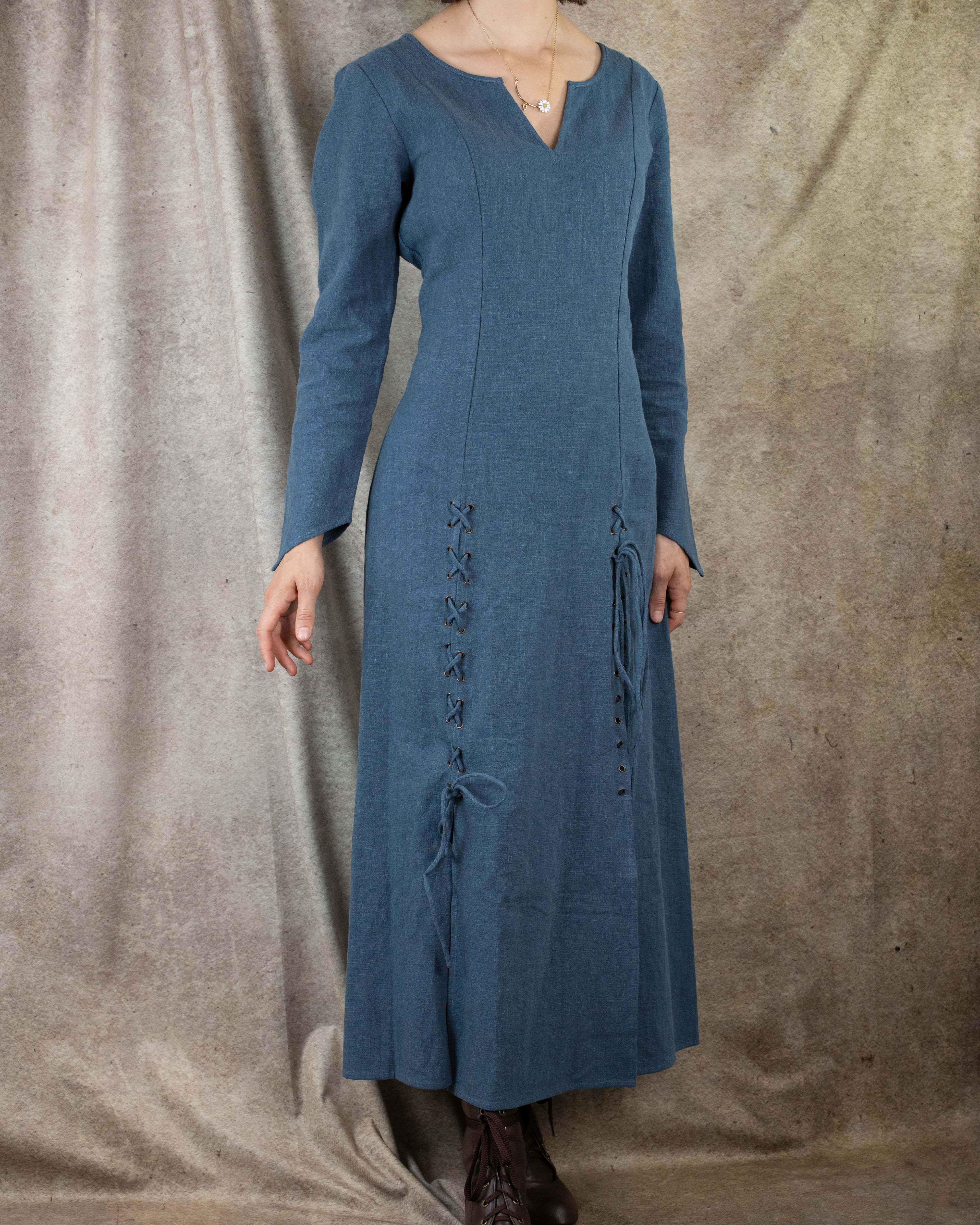 Teal Viking Dress - Image 15